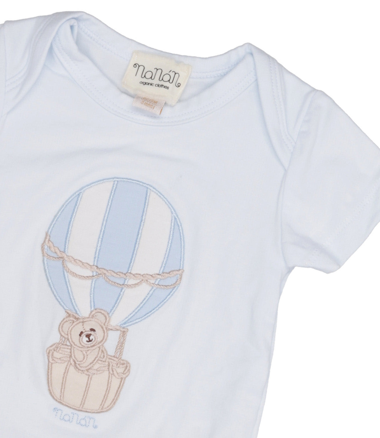 Nanan | Light Blue Bodysuit and Bib Set