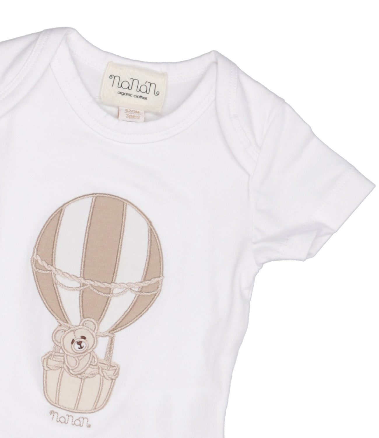 Nanan | White Bodysuit and Bib Set