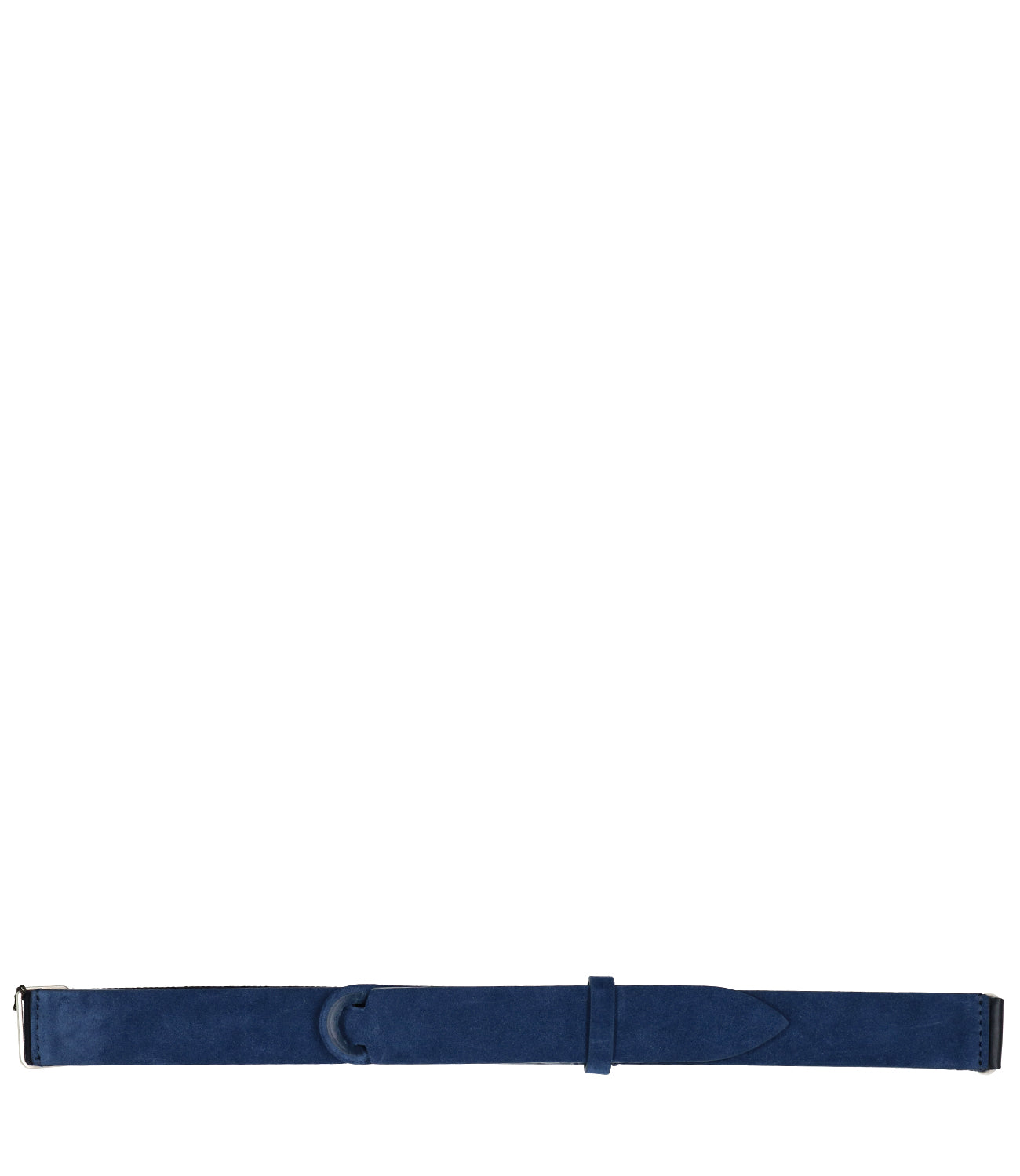 Orciani Nobuckle | Cinta Suede Blu navy