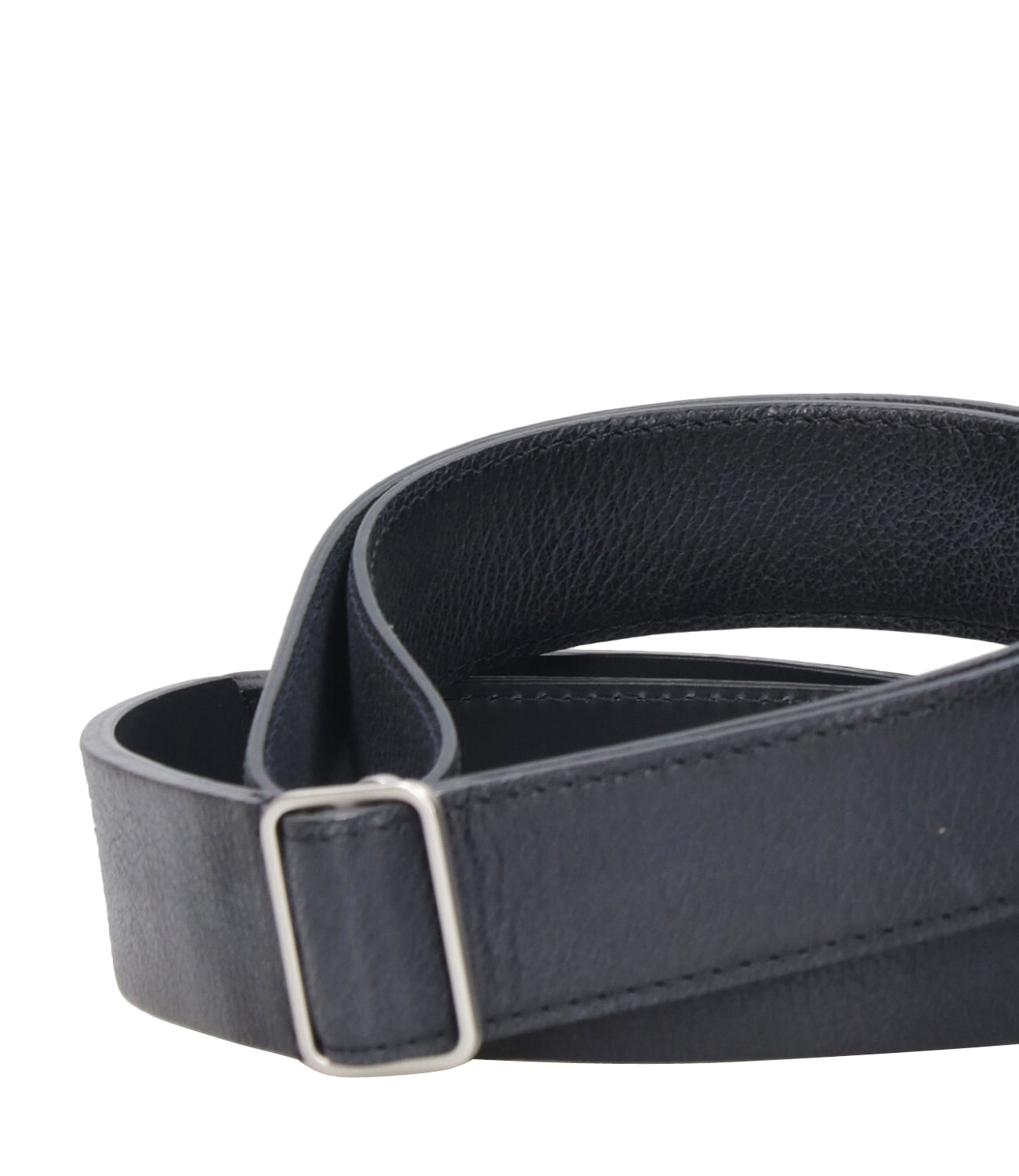 Orciani Nobuckle | Cinta Chevrette Blu navy