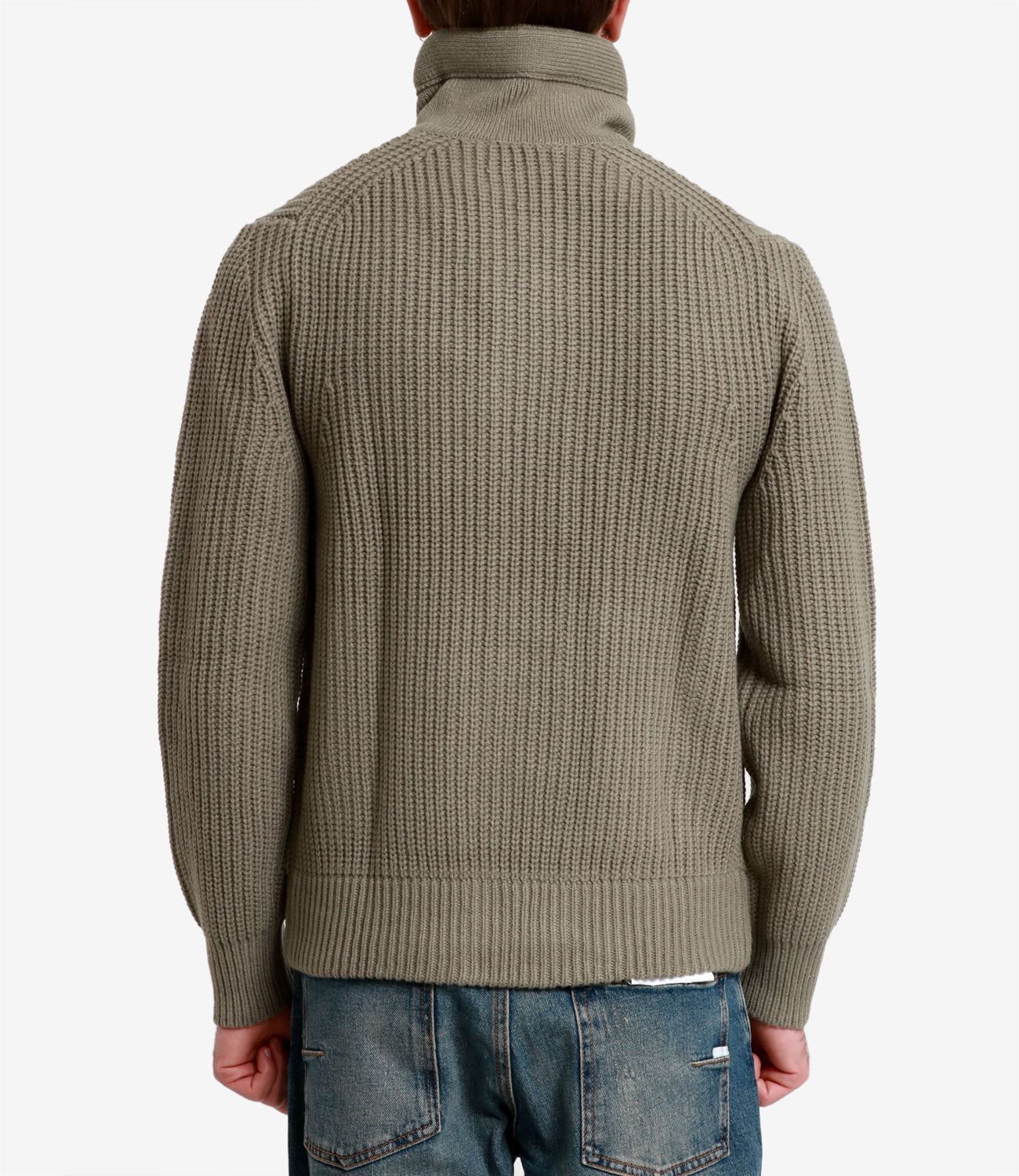 Paolo Pecora | Cardigan Blouson Verde militare