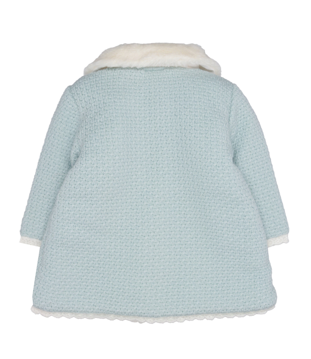 Paz Rodriguez | Cappotto Verde Acqua e Panna