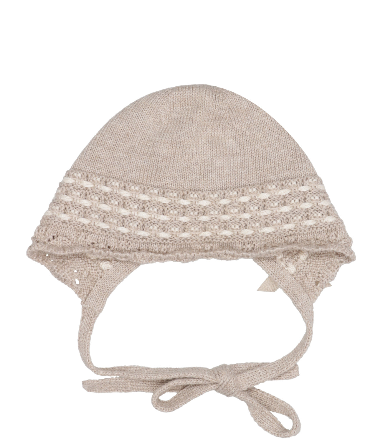 Paz Rodriguez | Ecru and Cream Hat