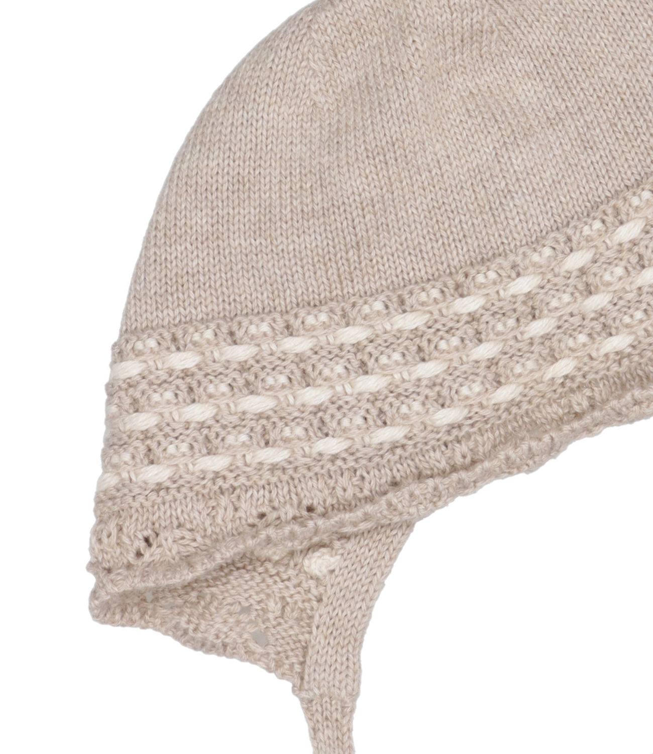 Paz Rodriguez | Ecru and Cream Hat