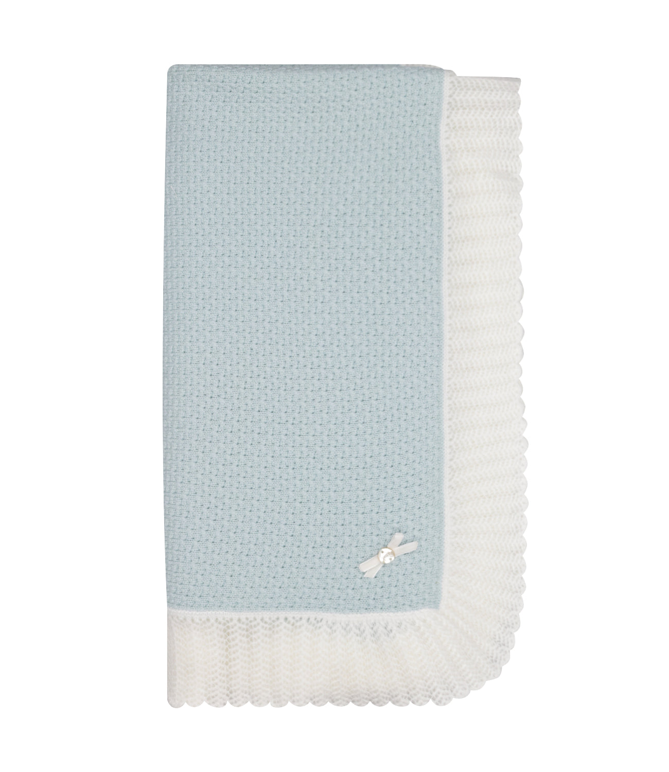 Paz Rodriguez | Coperta Verde acqua e Panna