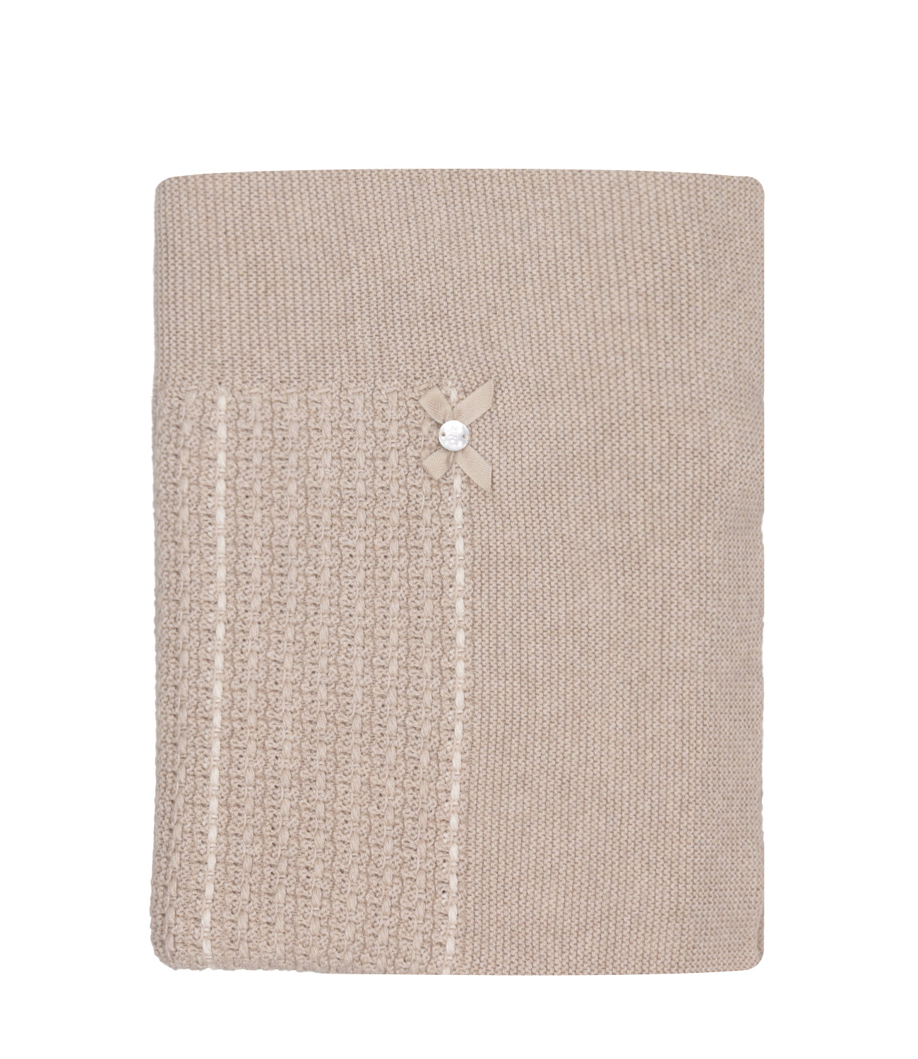 Paz Rodriguez | Merlin Blanket Ecru and Cream