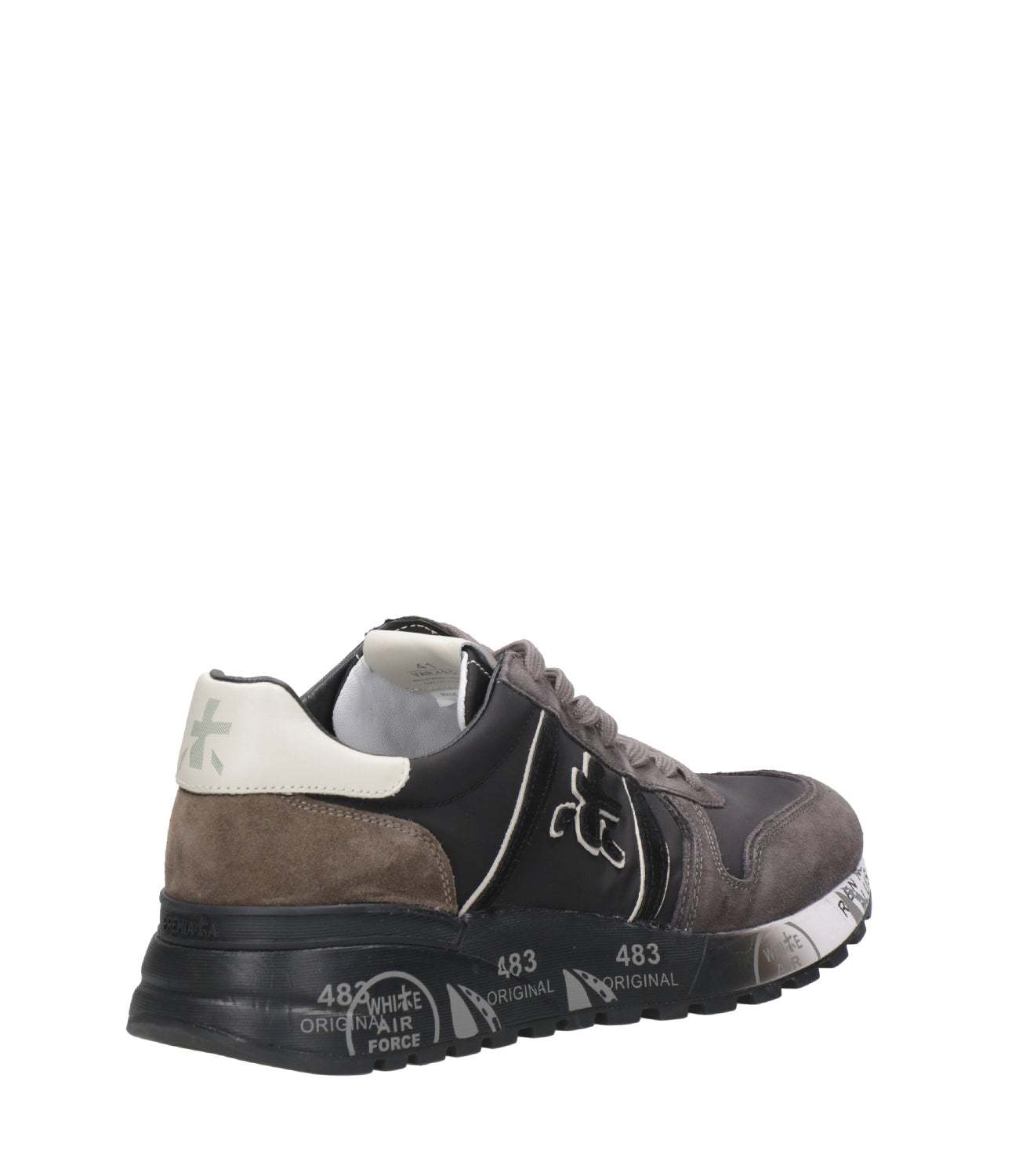 Premiata | Lander Grey and Black Sneakers