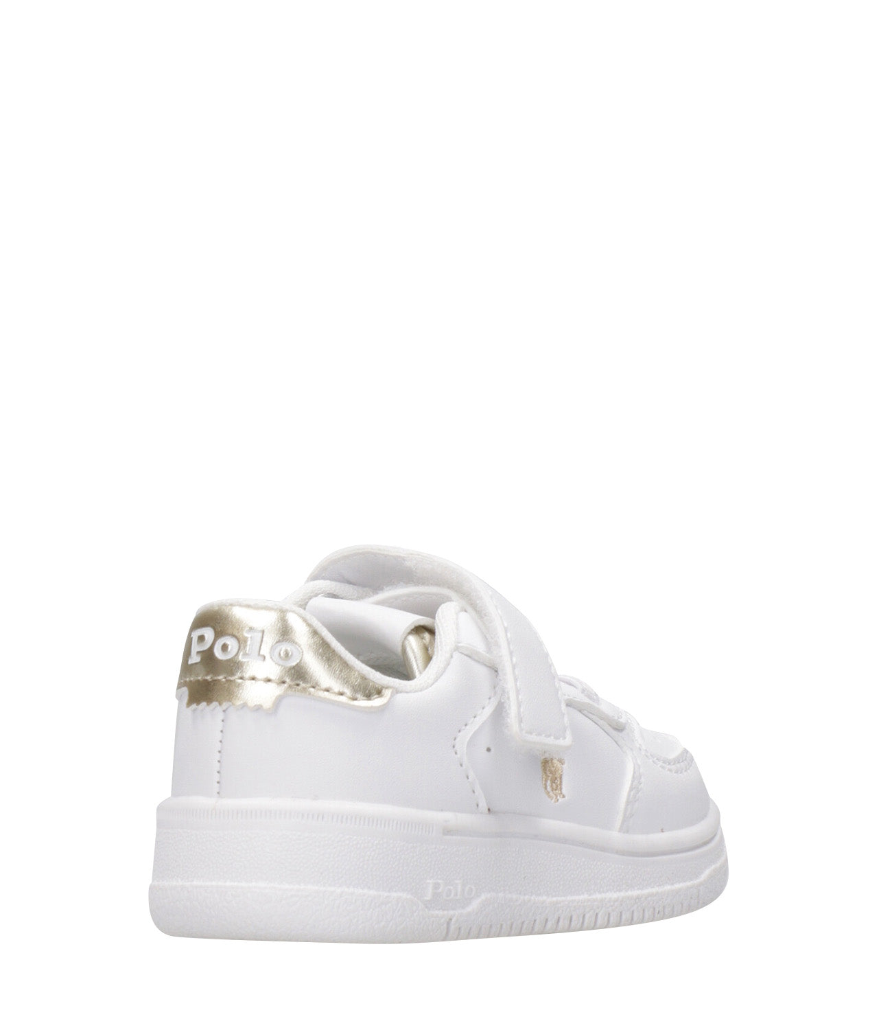 Ralph Lauren Childrenswear | Sneakers Masters Court PS Bianco e Oro