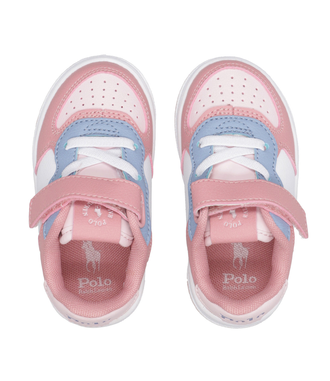 Ralph Lauren Childrenswear | Sneakers Masters Court PS White and Pink
