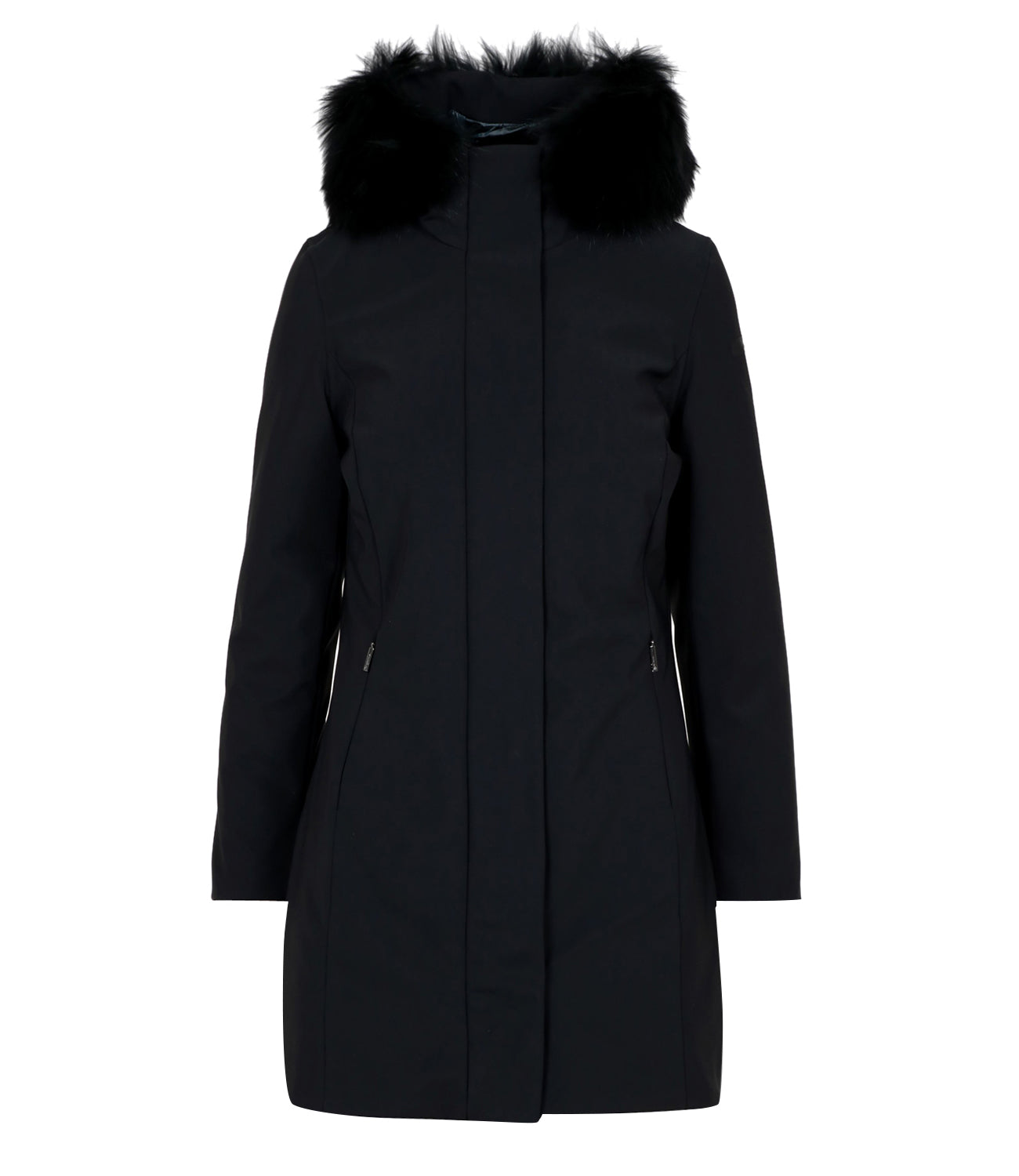 RRD | Winter long fur jacket Black