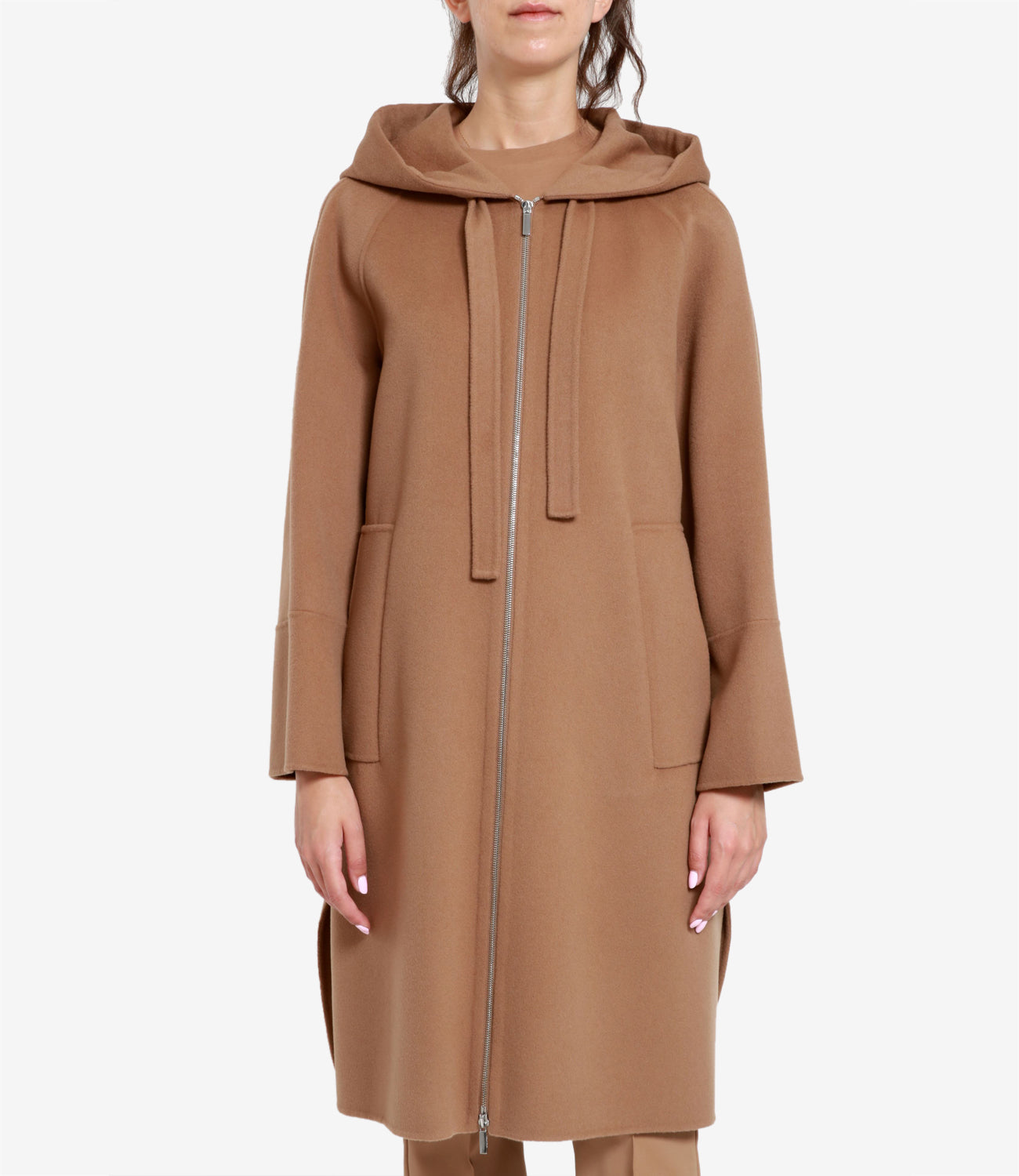 S Max Mara | Camel Felpi Coat