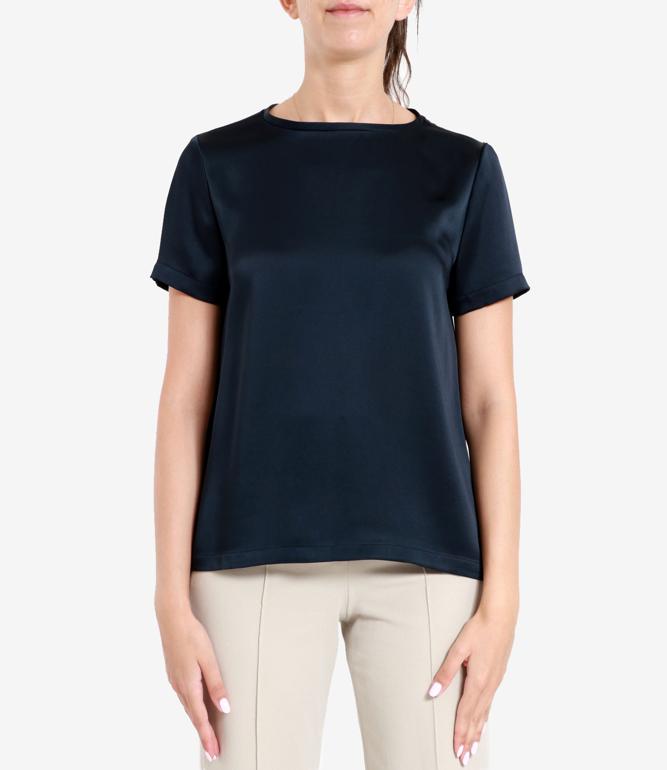 S Max Mara | T-Shirt Rebecca Blu navy