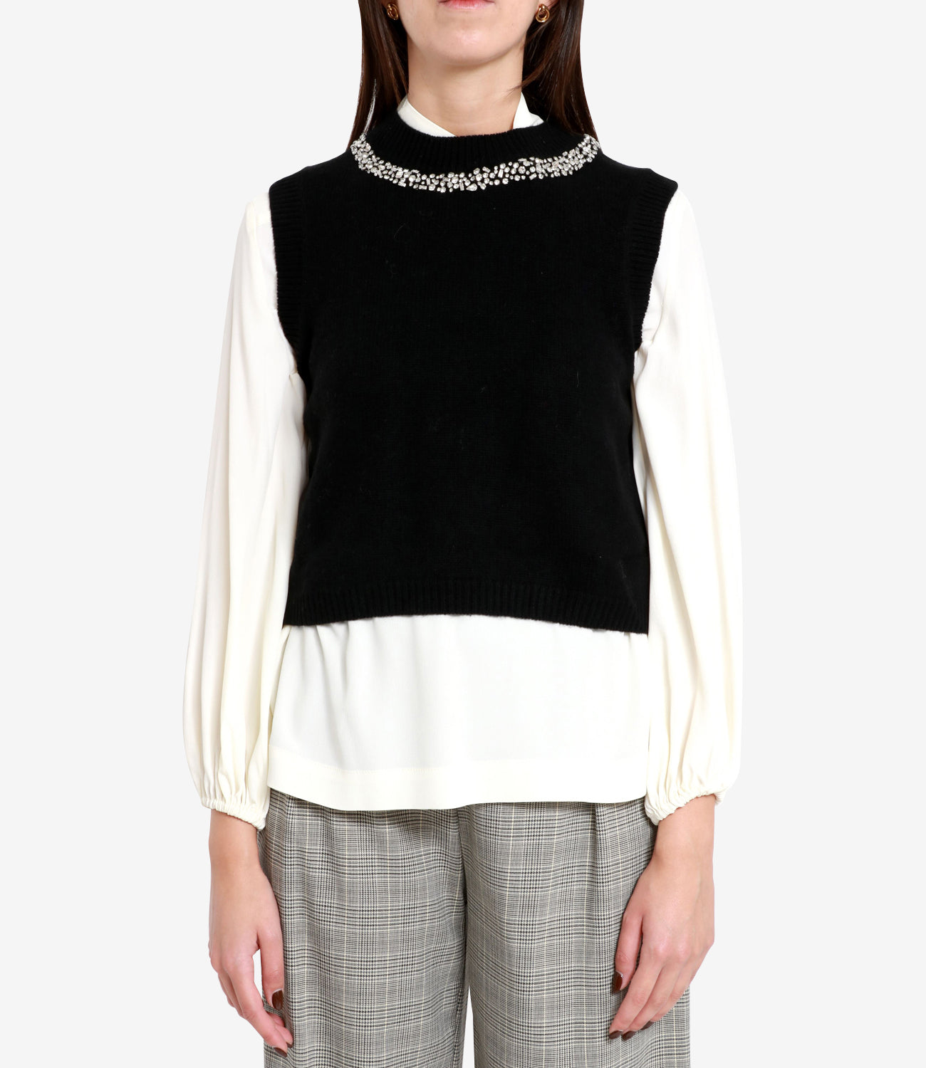Semicouture | Amile Vest Black