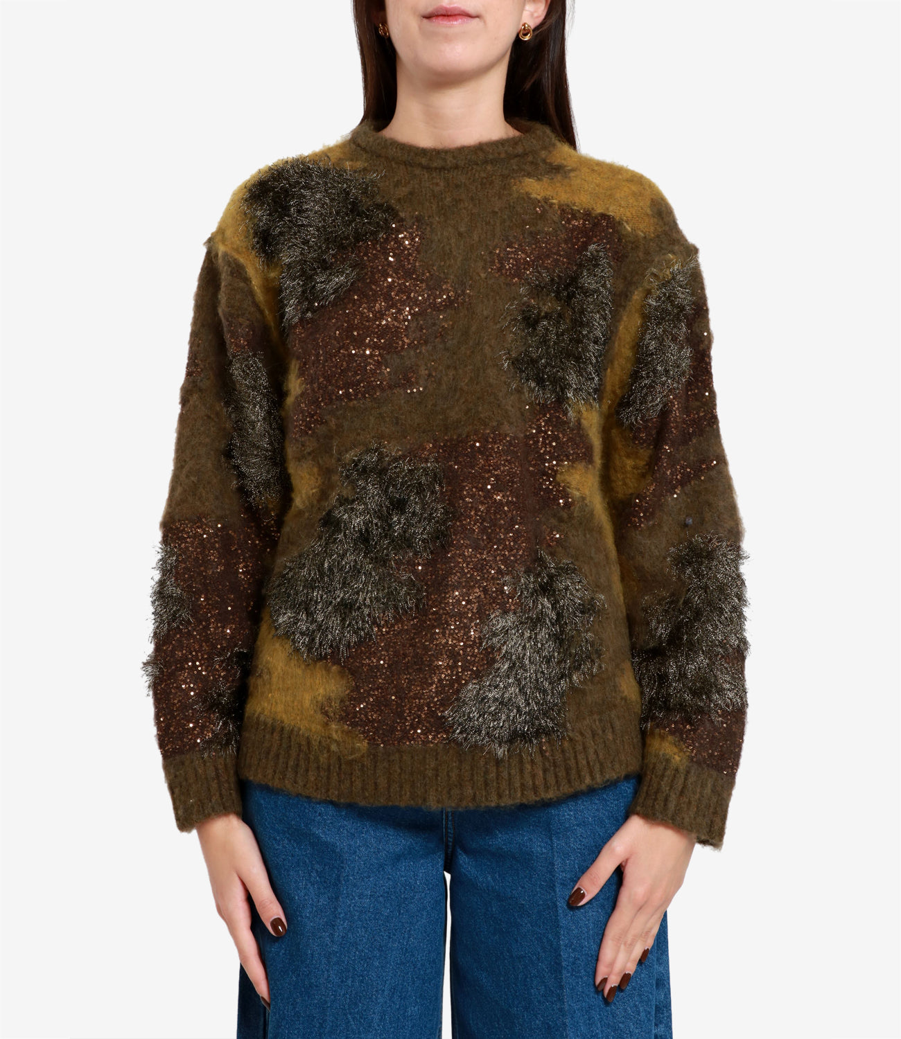 Semicouture | Olive Queens Sweater