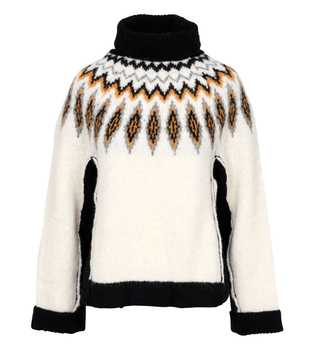 Semicouture | Madelines Black and White Cubicle Top