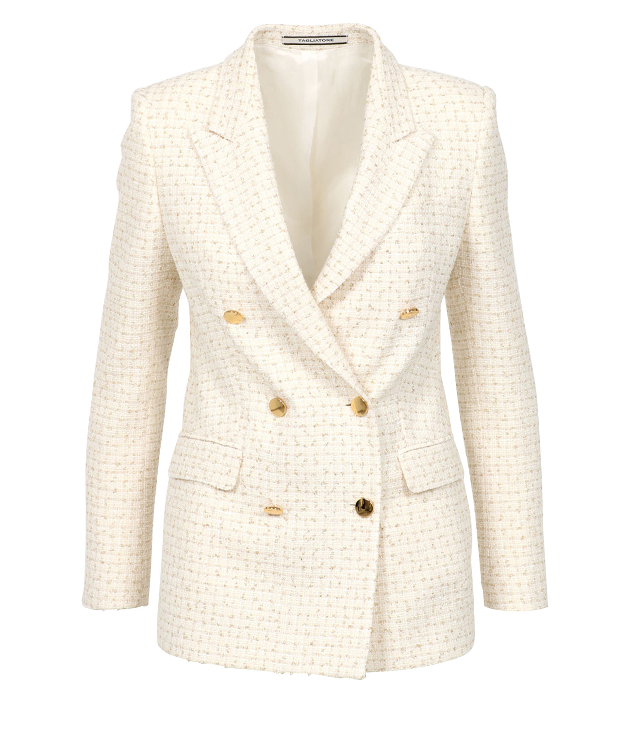 Tagliatore | Jacket J-Parigi10B Cream and Gold