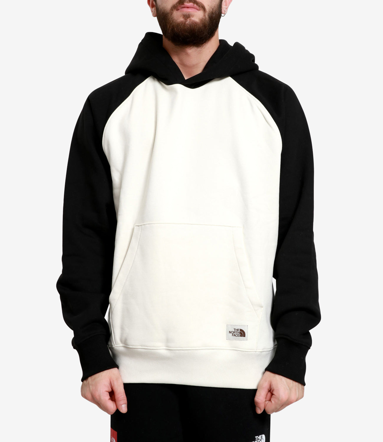 The North Face | Sweatshirt M Heritage Hoodie White and Black