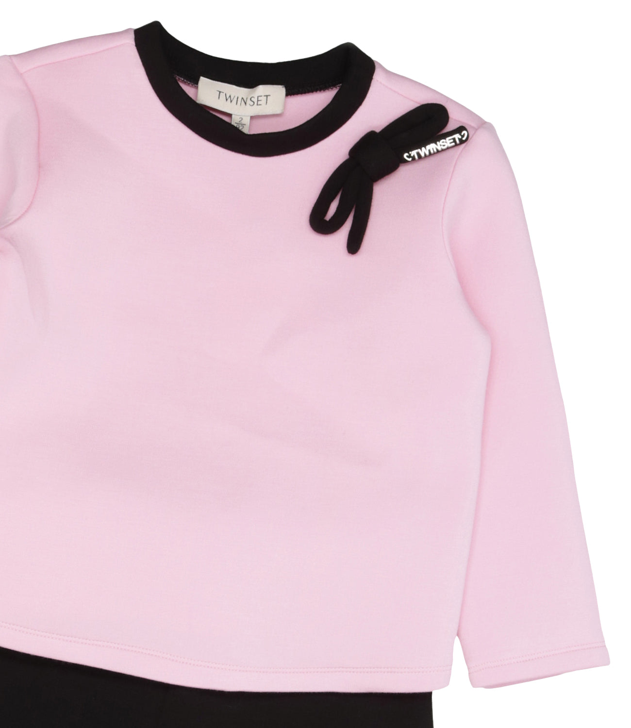 Twinset Kids | Set Maglia e Pantalone Rosa e Nero