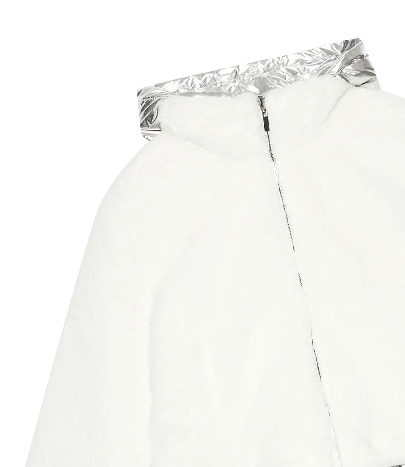 Twinset | White and Silver Metallic Jacket