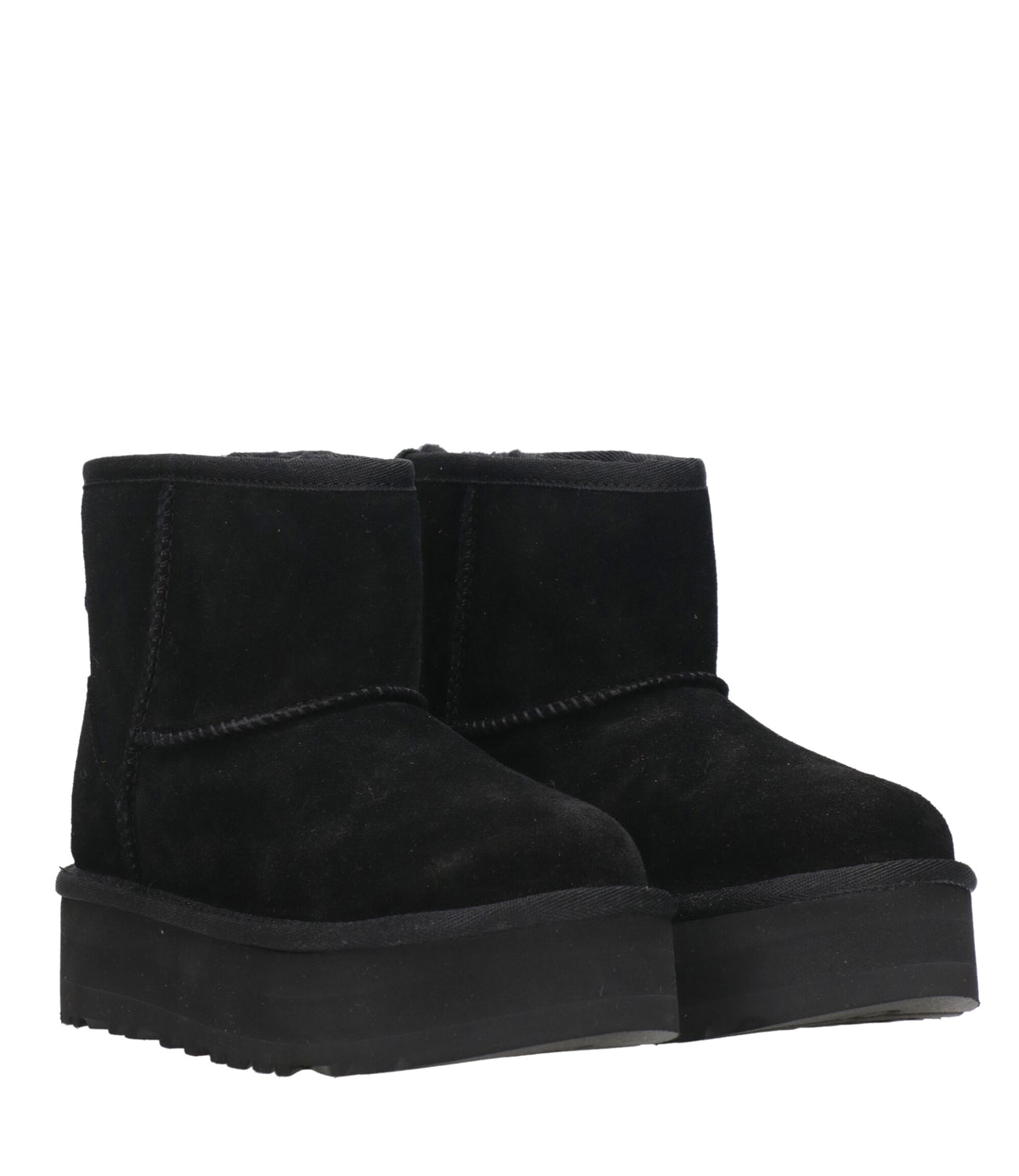 UGG Kids | Classic Mini Platform Black ankle boot
