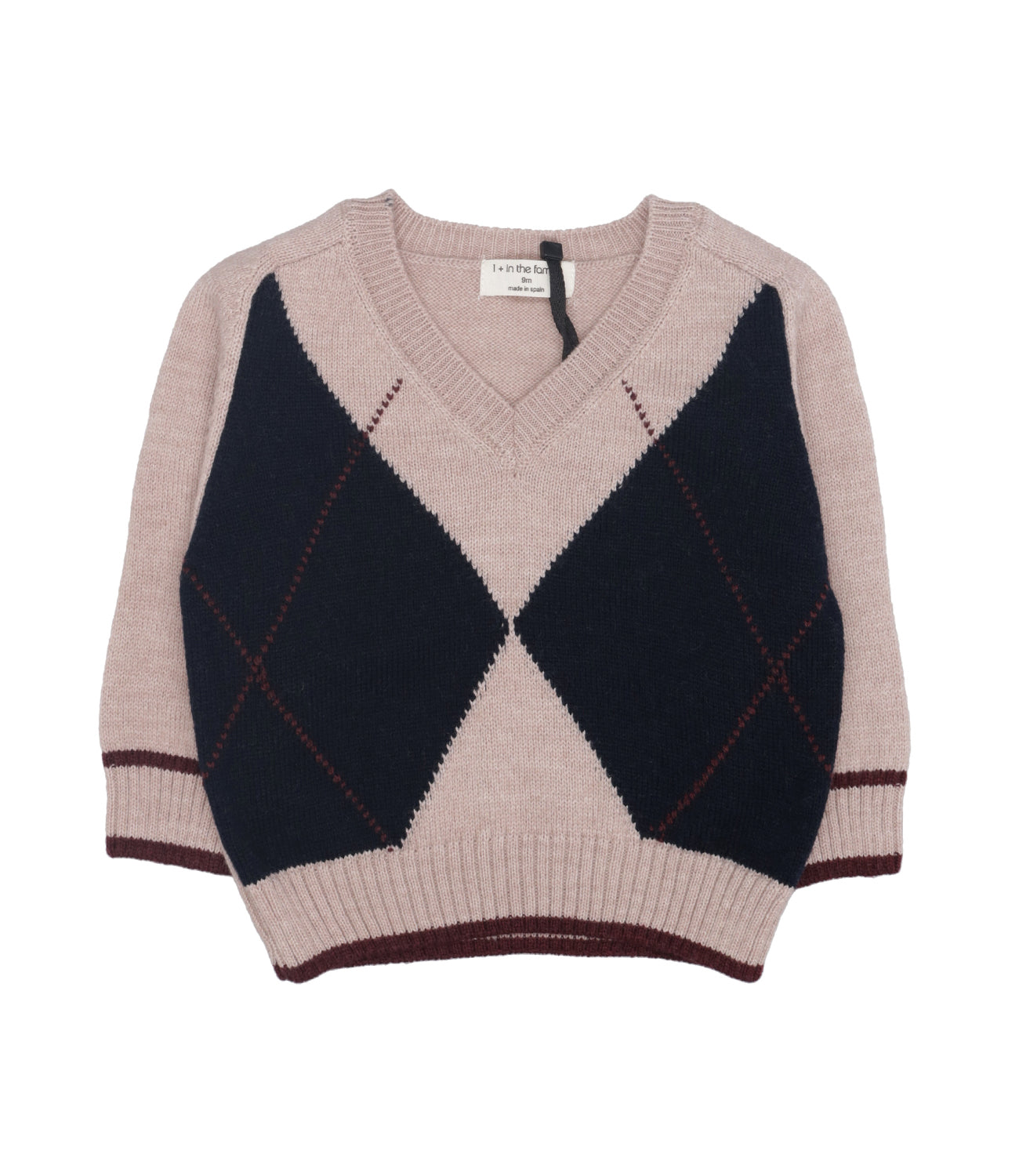 1+ in the family | Maglia Kasper Tortora e Nero