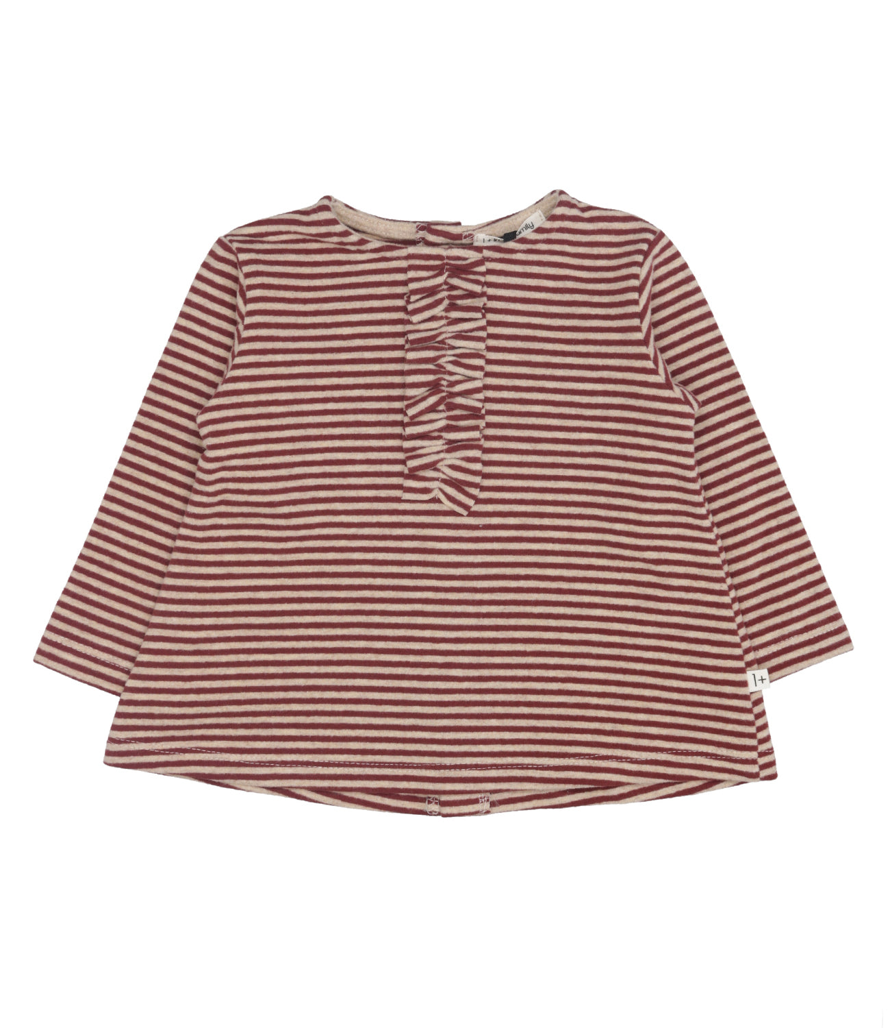 1 in the family | Blusa Rosso scuro e Tortora