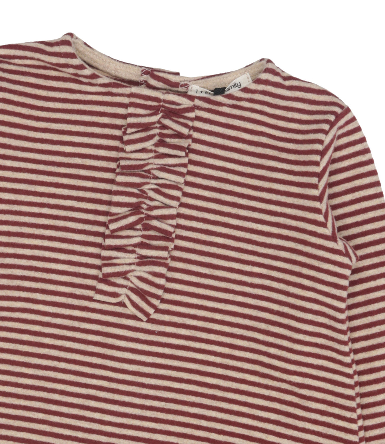 1 in the family | Blusa Rosso scuro e Tortora