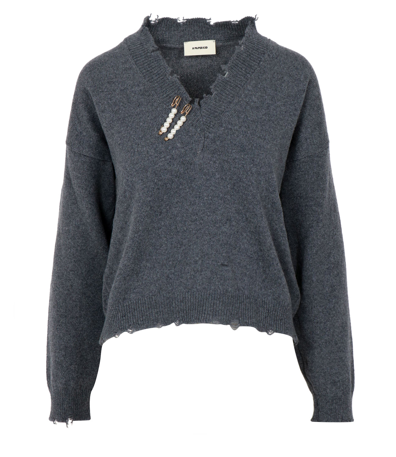 A Paper Kid | Maglia Grigio