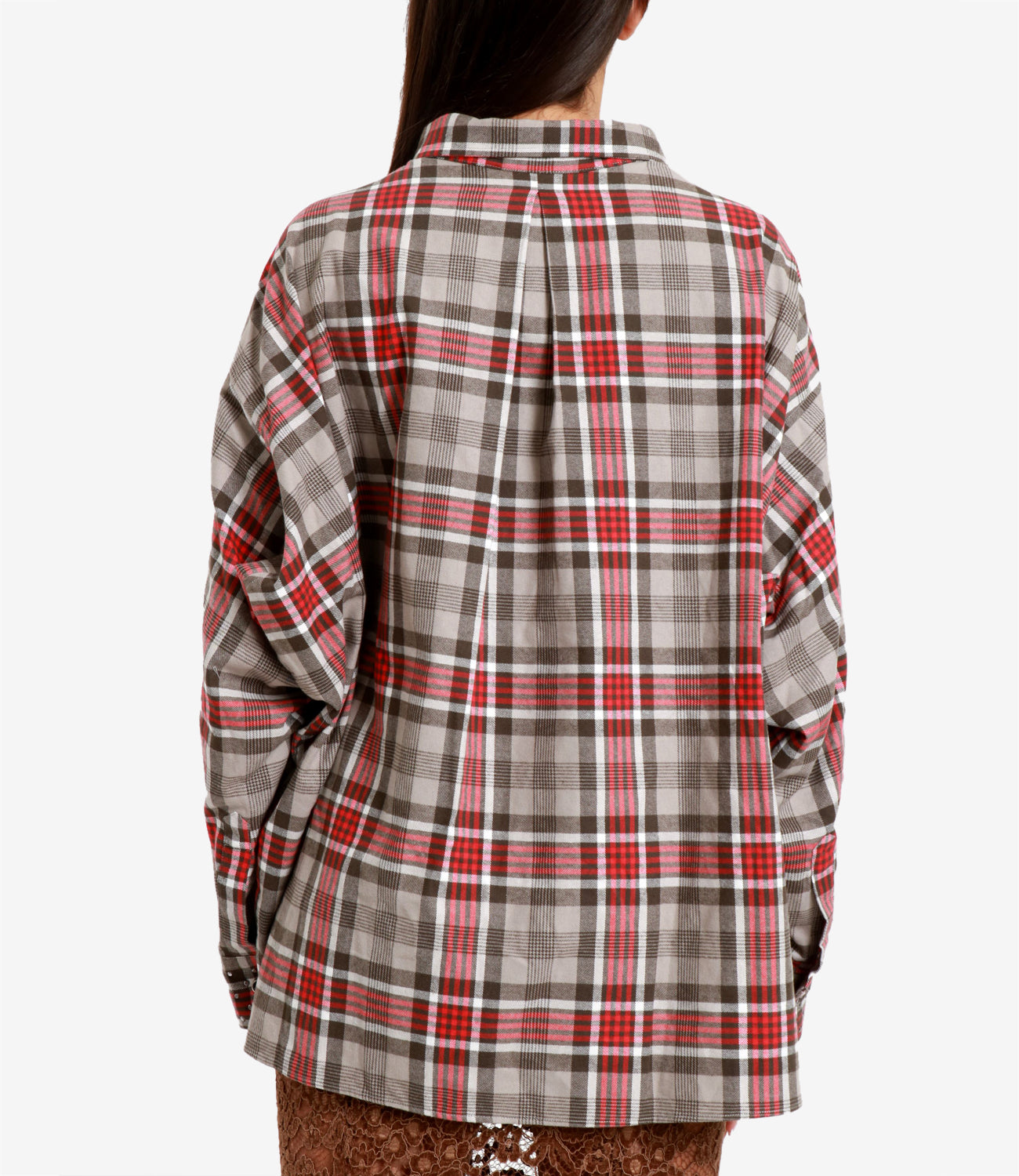 A Paper Kid | Camicia Taupe e Rosso