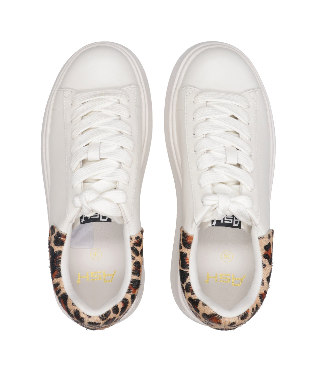 Ash Sport | Sneakers Moby Bianco e Leopardo