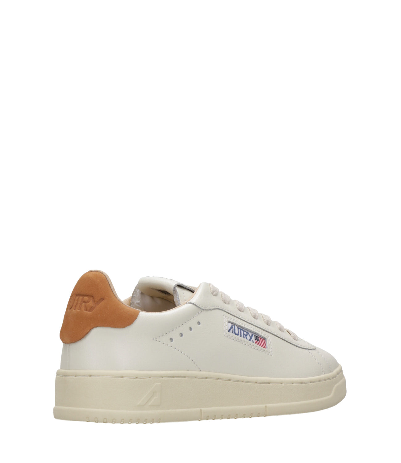 Autry | Sneakers Dallas Low Man Bianca e Caramello