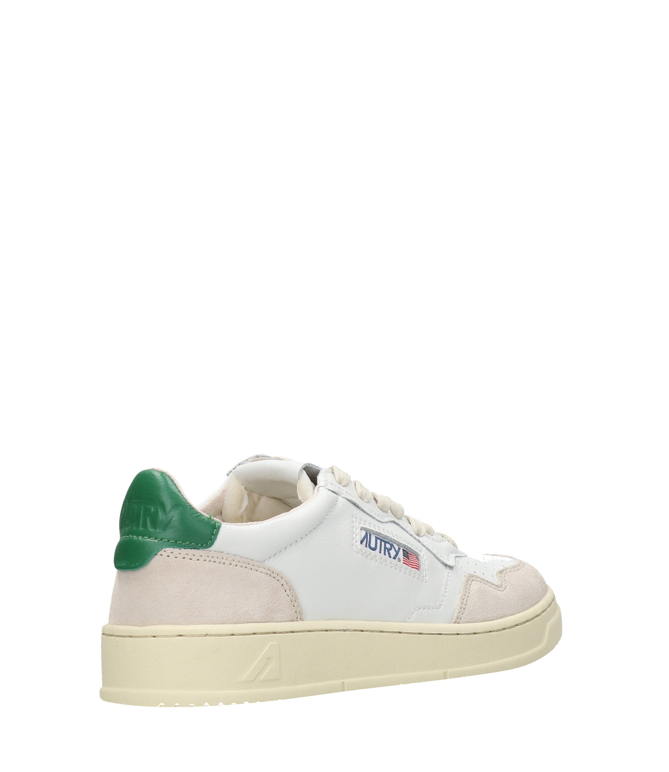 Autry | Medalist Low Man Sneakers White and Green