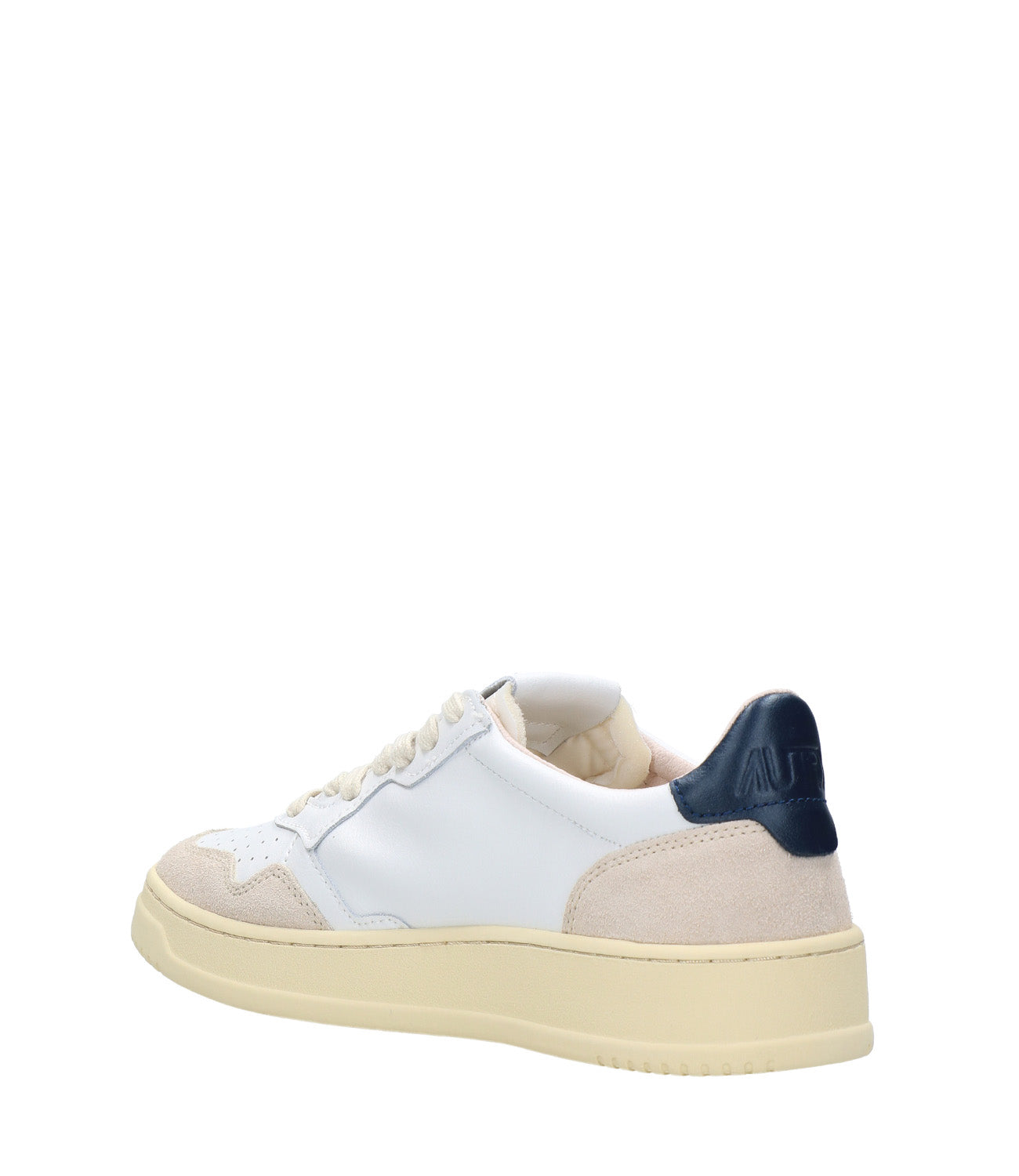 Autry | Medalist Low Man Sneakers White and Blue