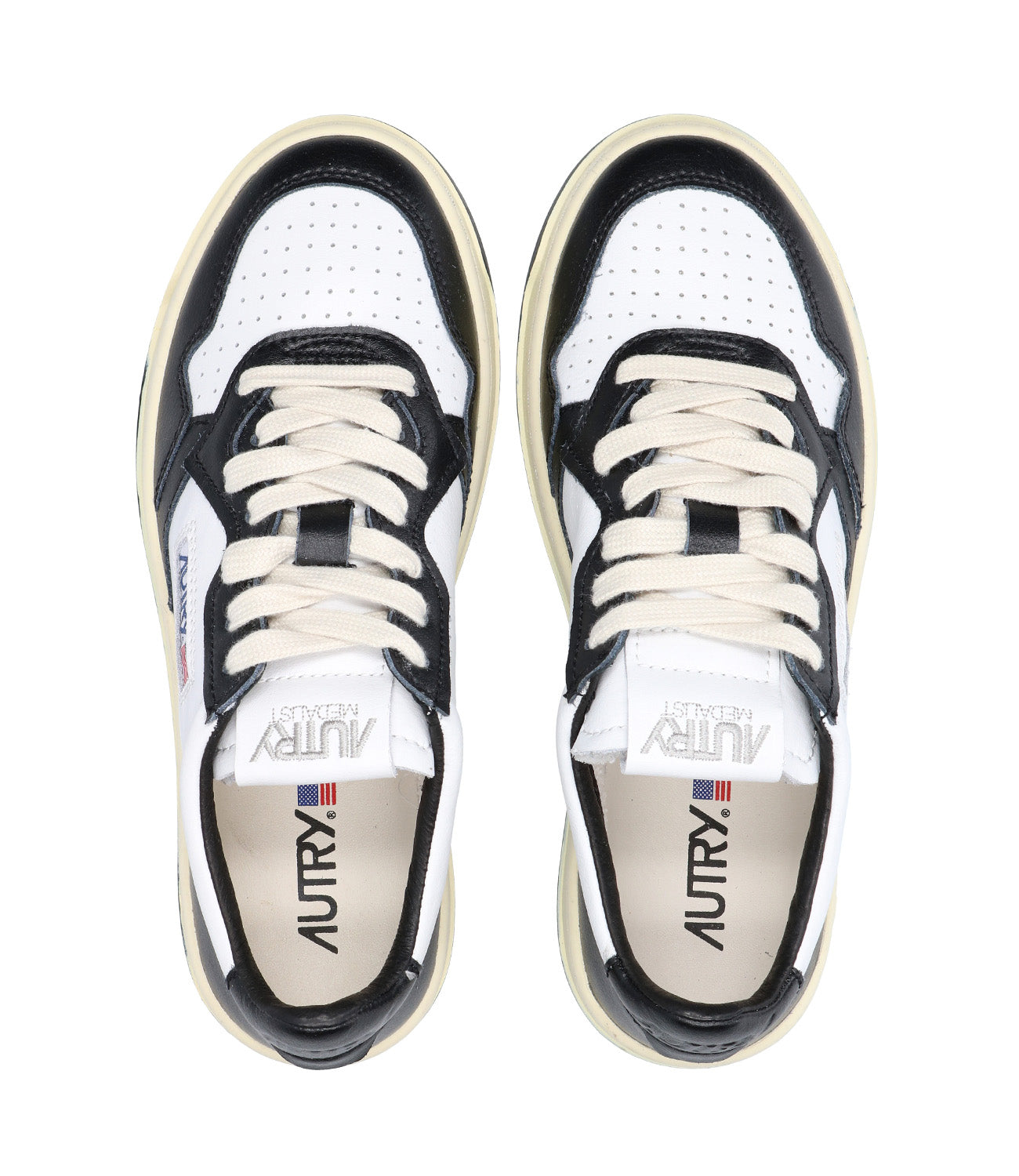 Autry | Sneakers Medalist Low Man Bianca e Nera