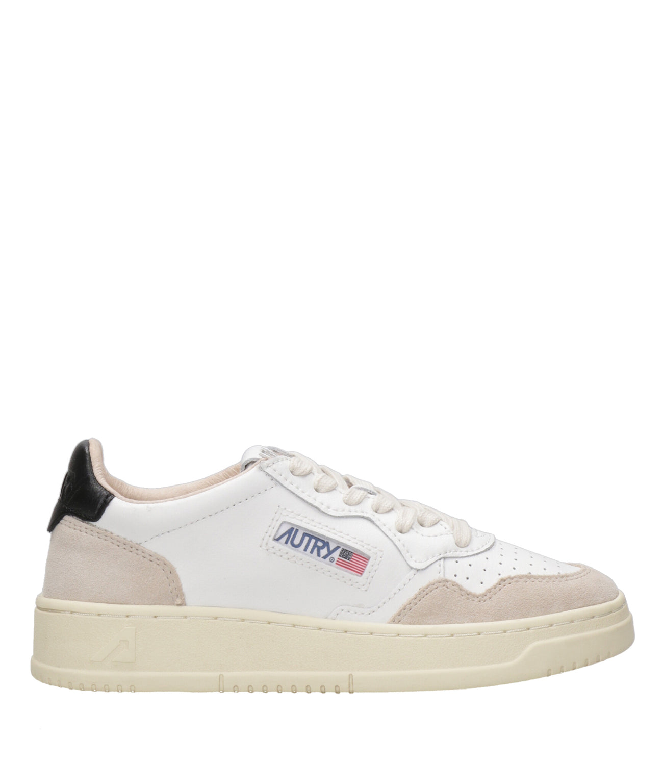 Autry | Medalist Low Woman White and Black Sneakers