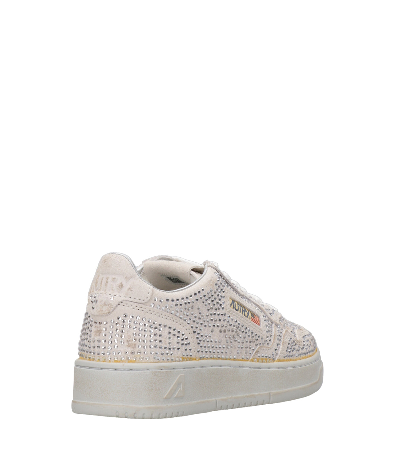 Autry | Sneakers Medalist Low Crystal Argento