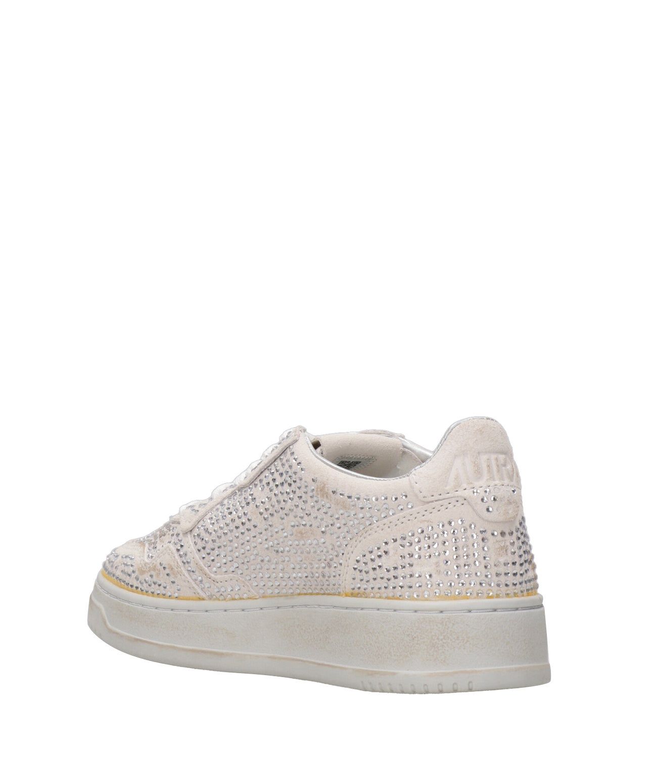 Autry | Sneakers Medalist Low Crystal Argento
