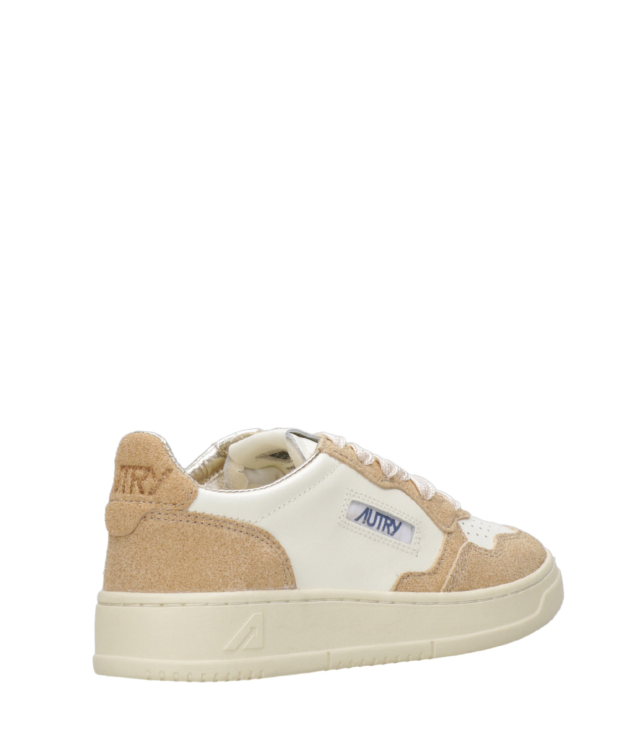 Autry | Sneakers Medalist Low Woman Bianco e Sabbia