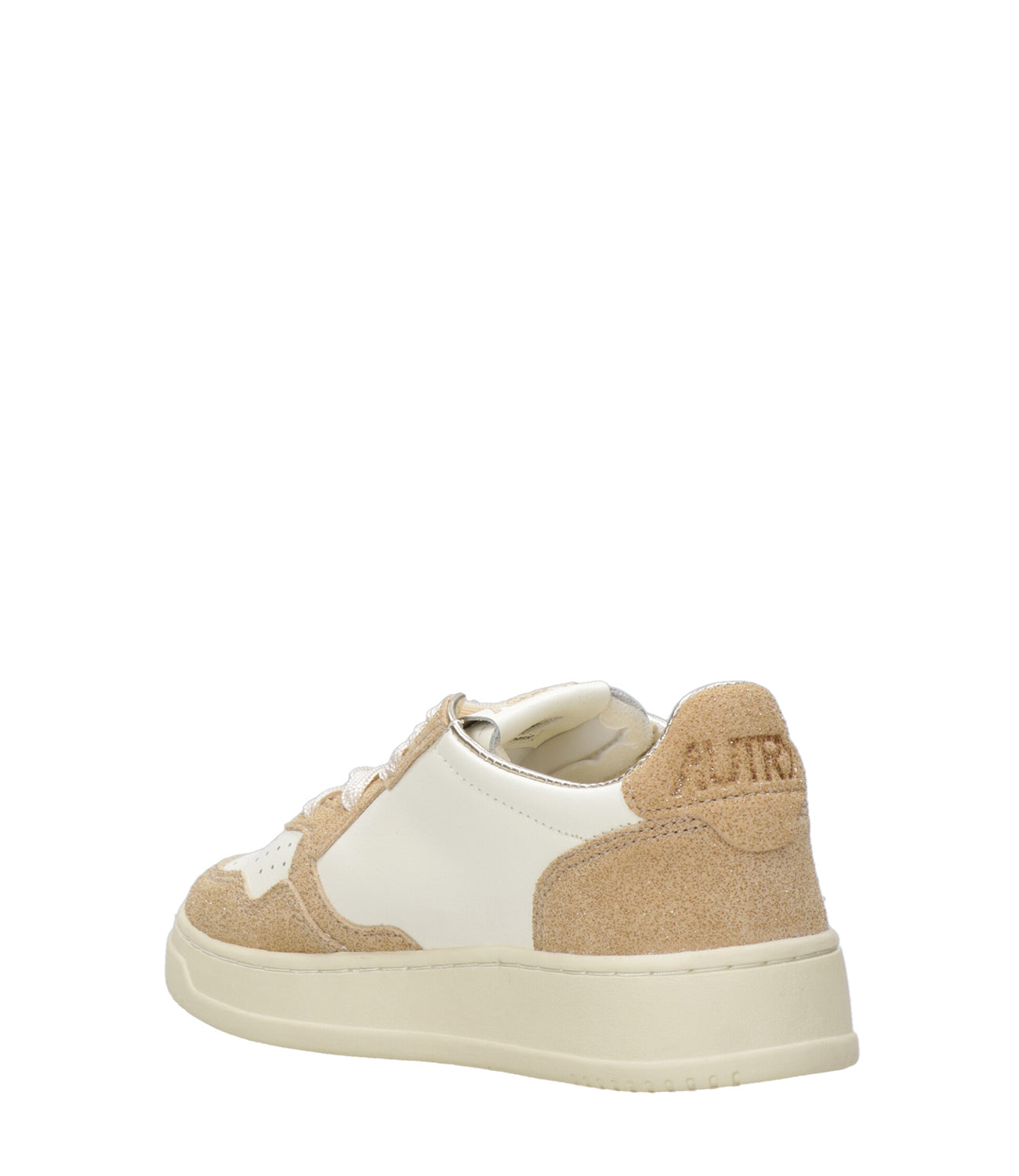 Autry | Sneakers Medalist Low Woman Bianco e Sabbia