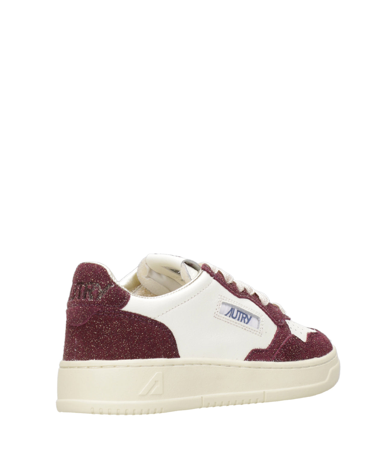Autry | Sneakers Medalist Low Woman Bianco e Bordeaux