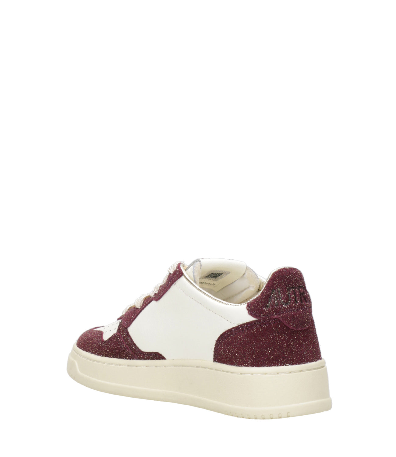 Autry | Sneakers Medalist Low Woman Bianco e Bordeaux