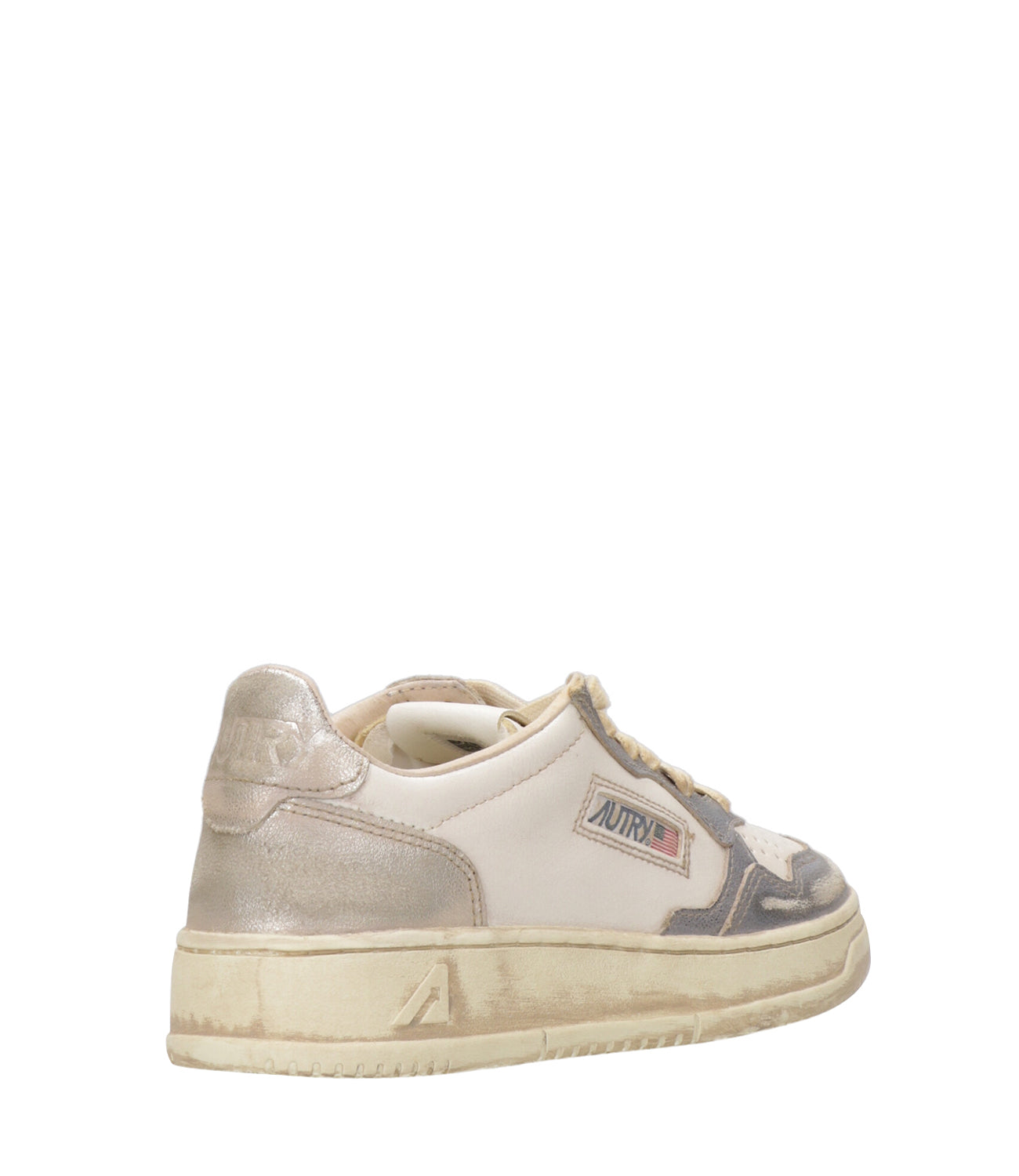 Autry | Sneakers Sup Vint Low Woman Argento e Oro