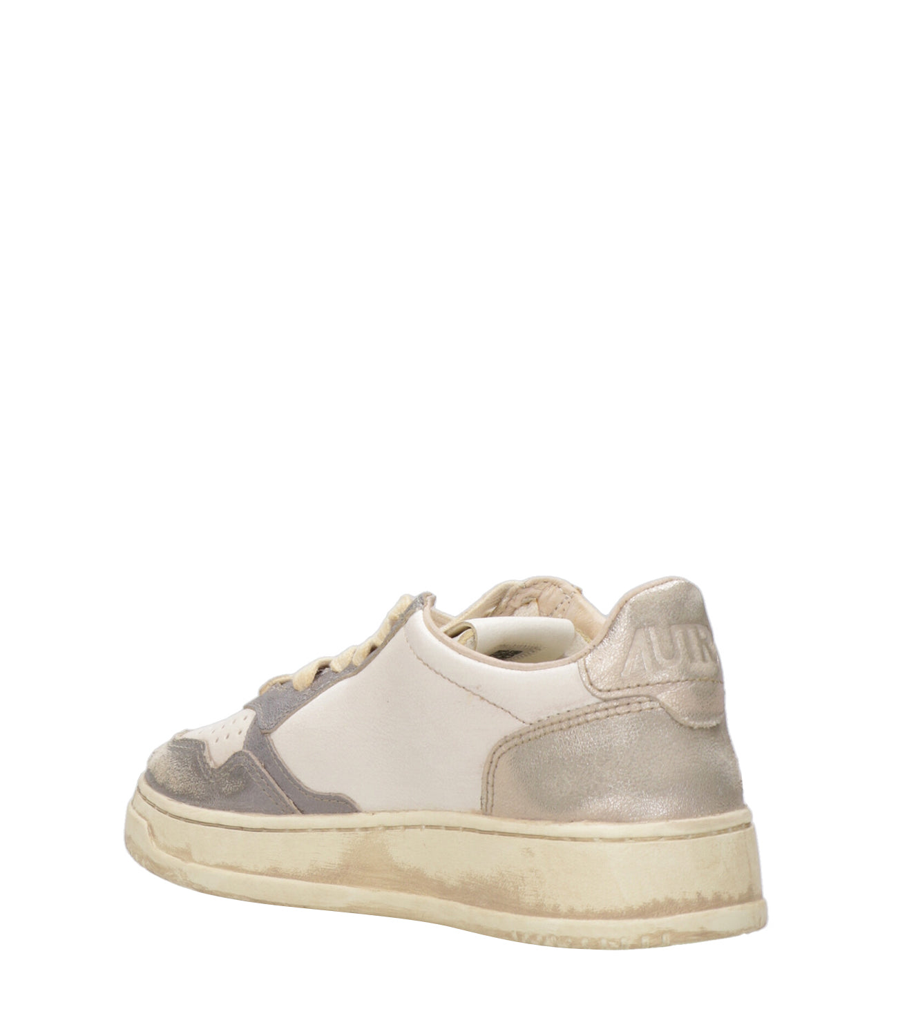 Autry | Sneakers Sup Vint Low Woman Argento e Oro