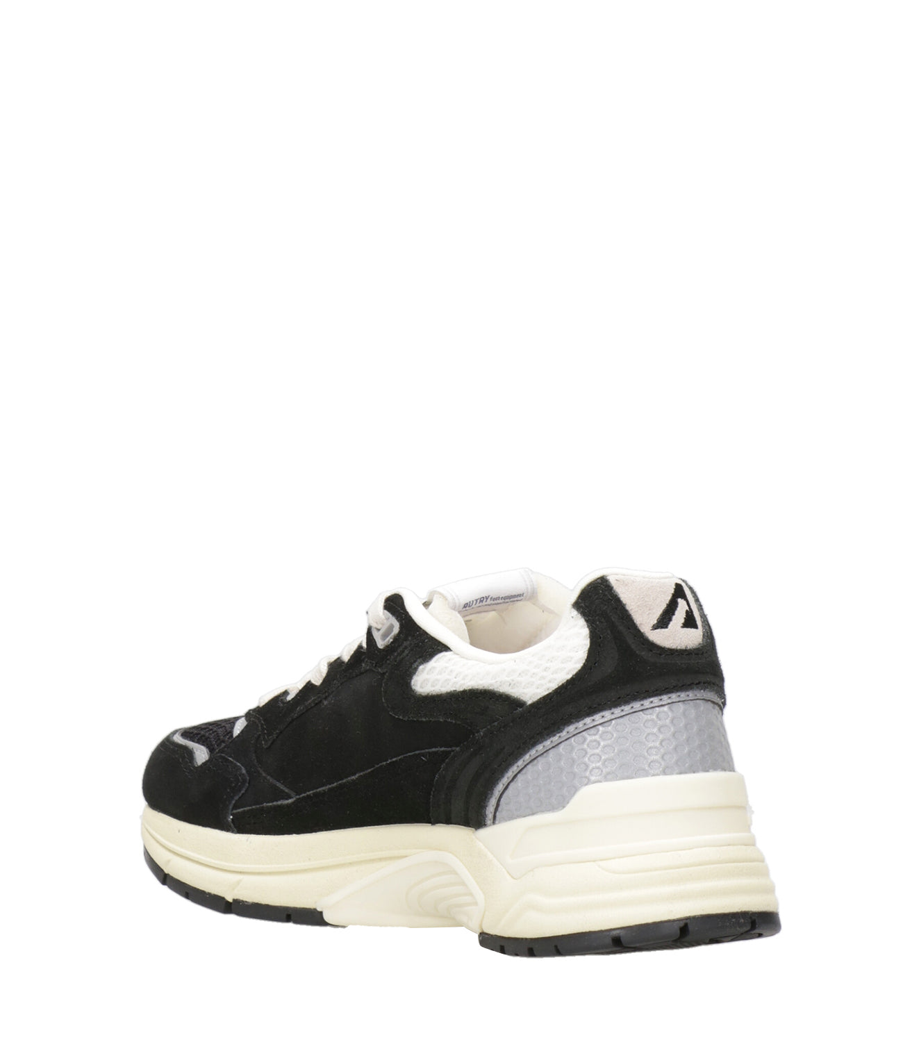 Autry | Sneakers Hyperway Low Wom Suede Nero e Argento