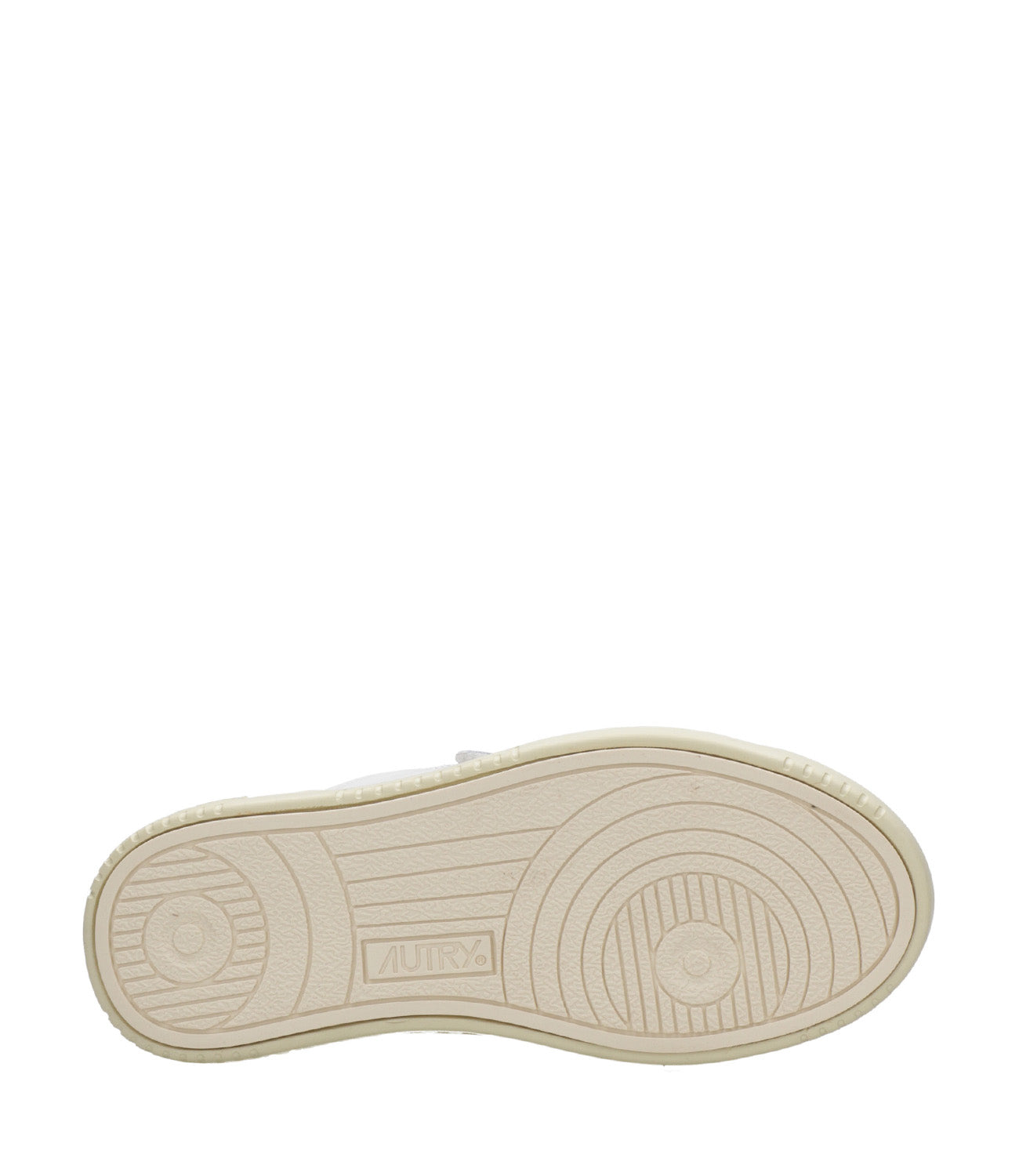 Autry Kids | Sneakers Kidstripes Low Bianco e Argento