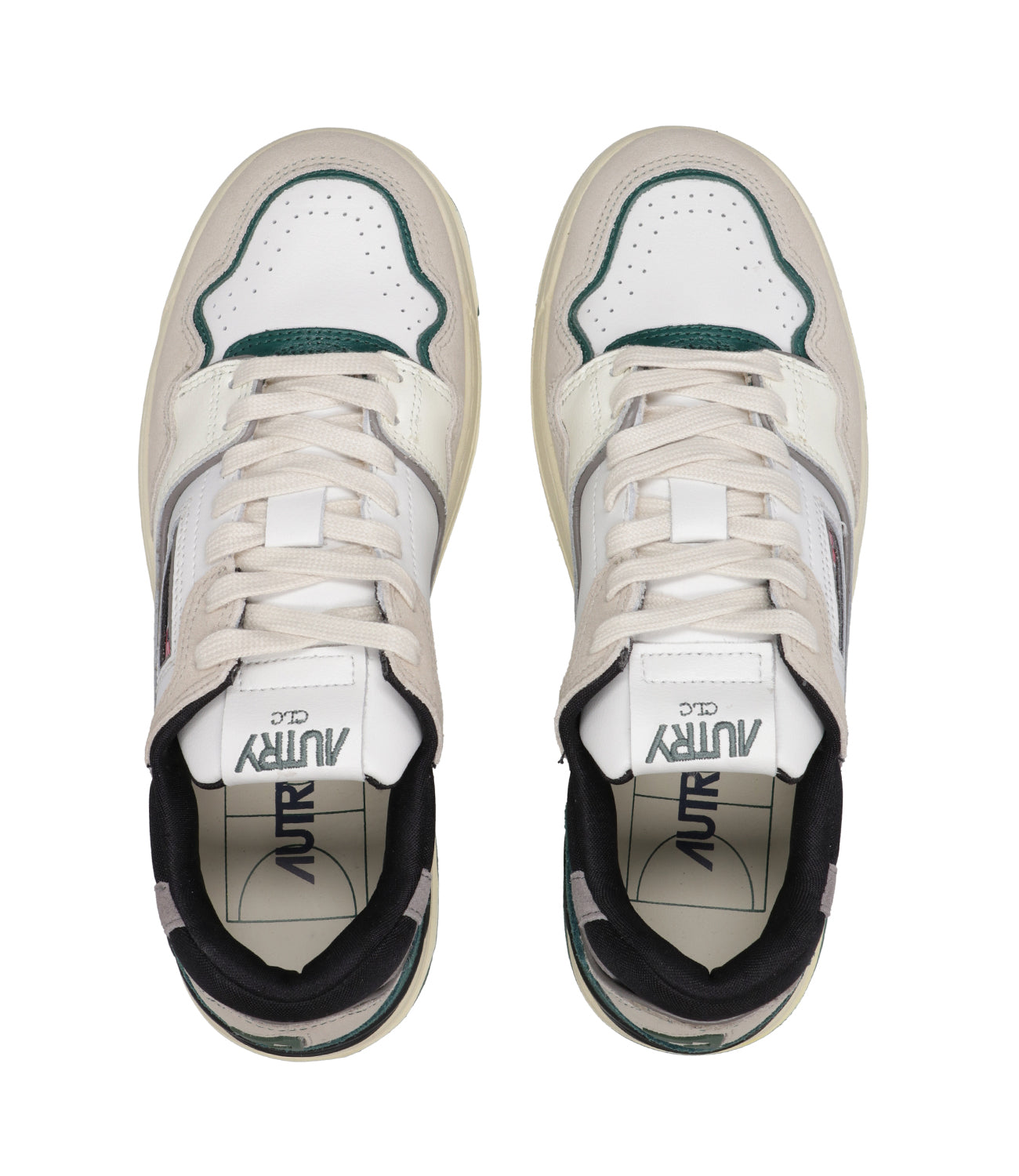 Autry | Sneakers CLC Low Man Bianca e Verde