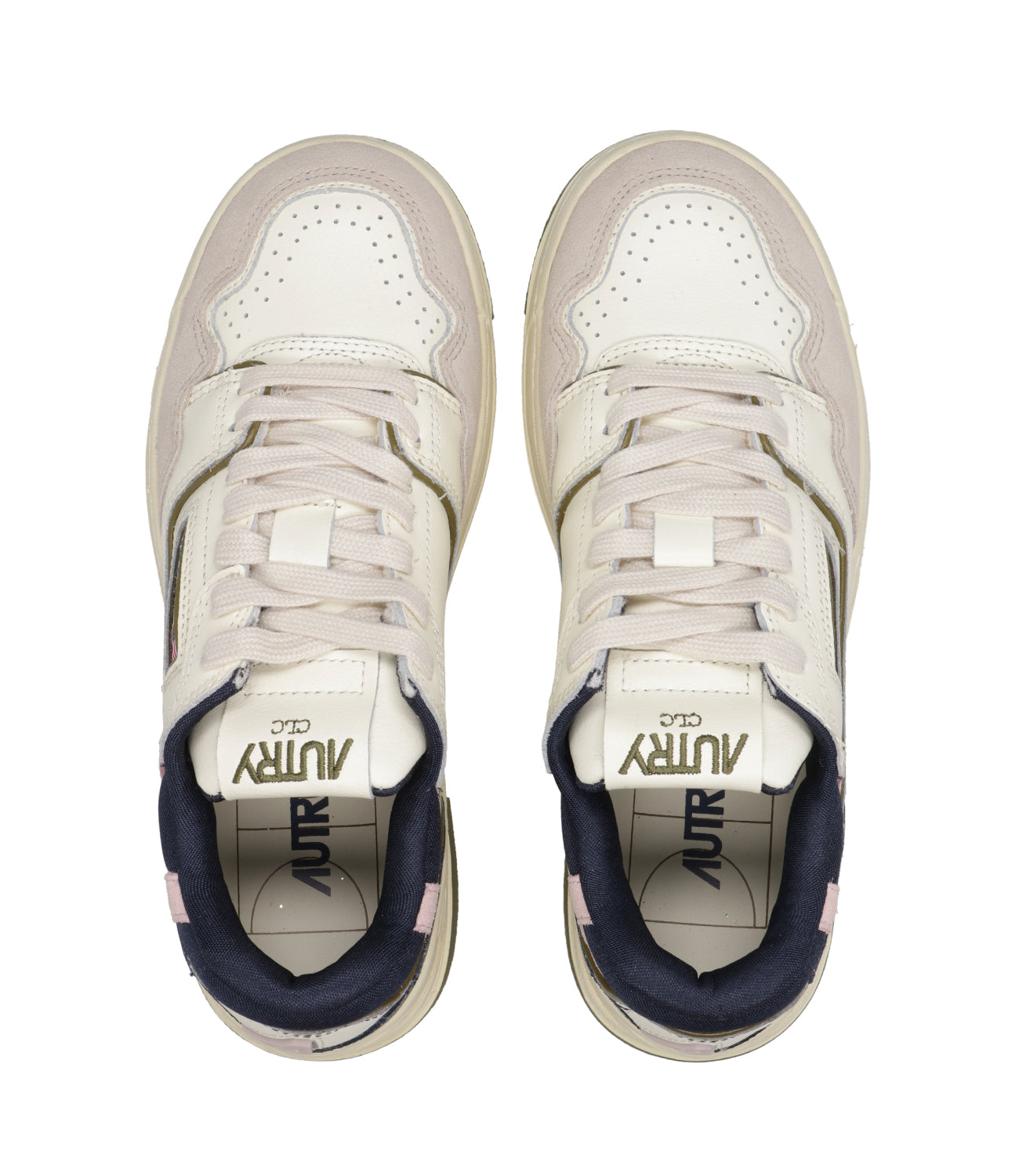 Autry | Sneakers CLC Low Woman Bianca e Blu notte