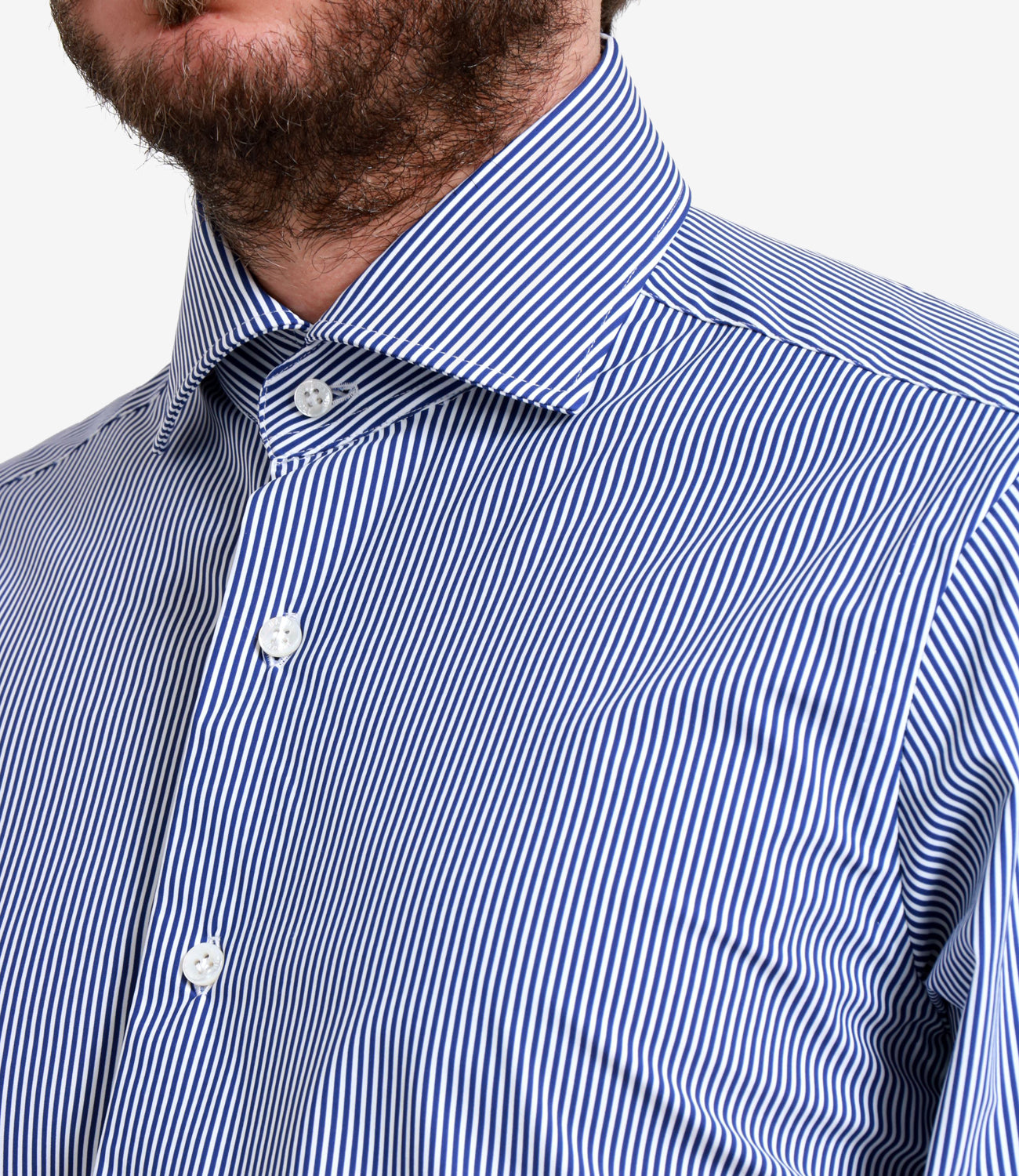 Barba | Camicia Bianco e Blu