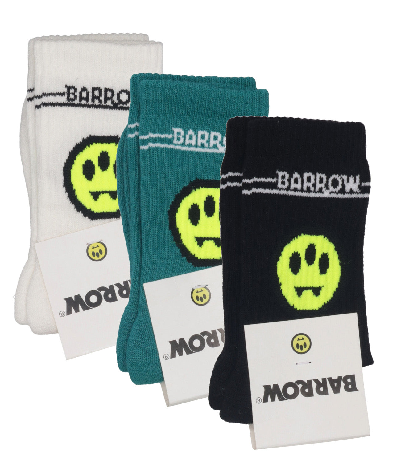 Barrow Kids | Calzini Bianco Nero e Turchese