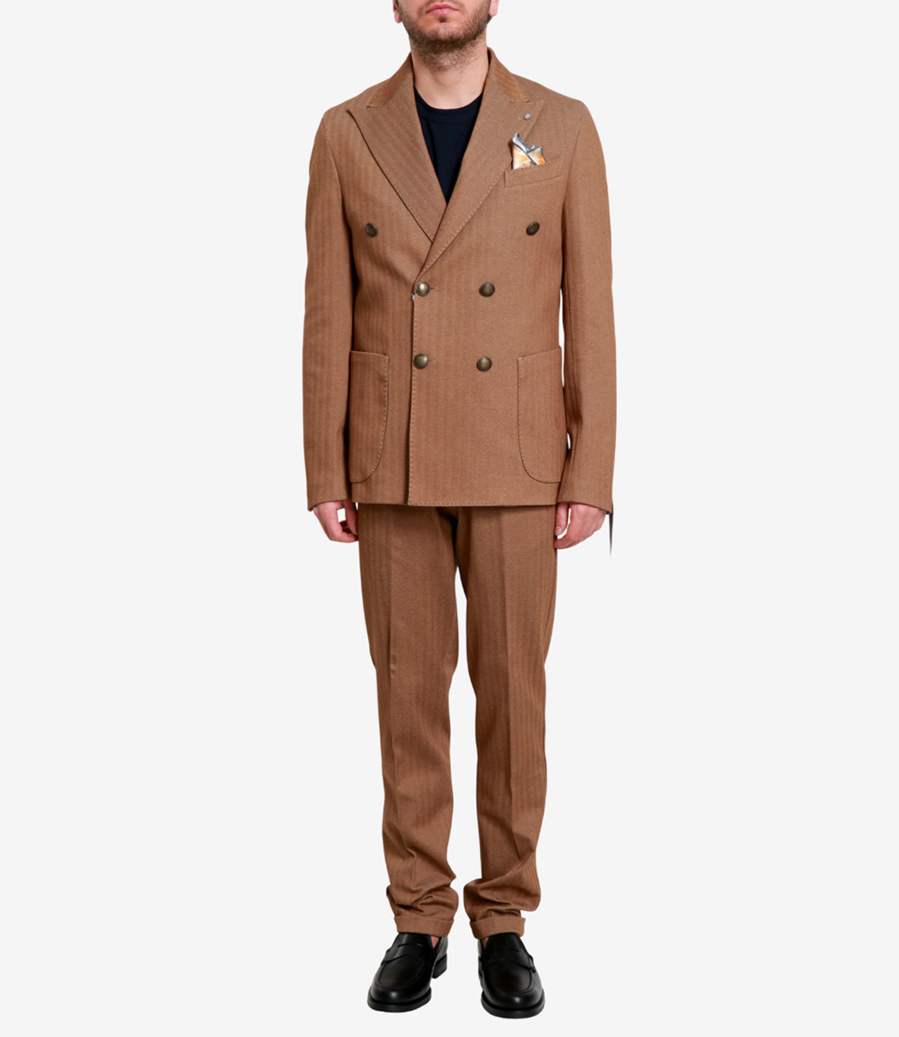 Bharnaba Philosophy | Abito Machida Doppipetto Cammello